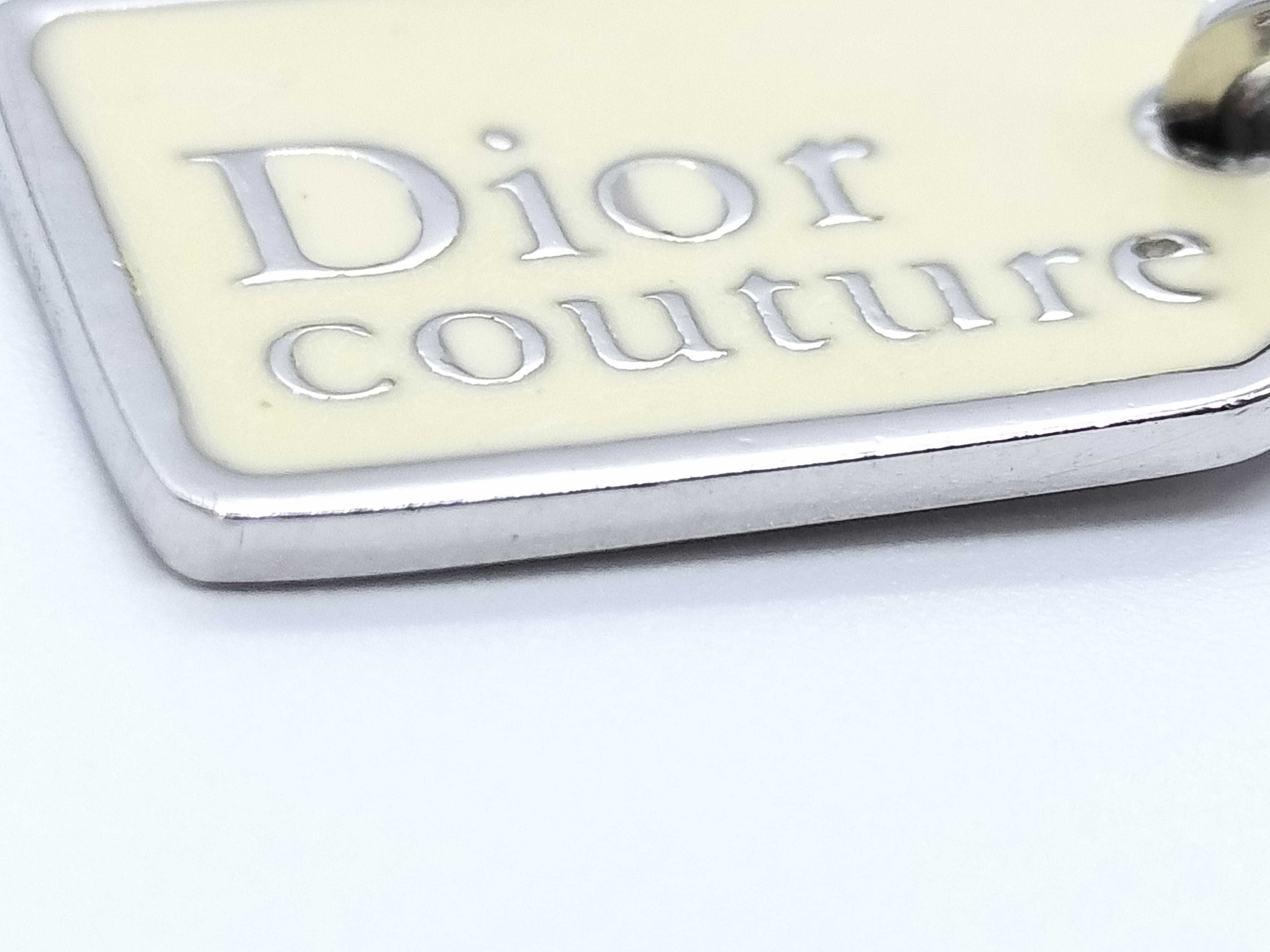 couture logo plate necklace — view 7