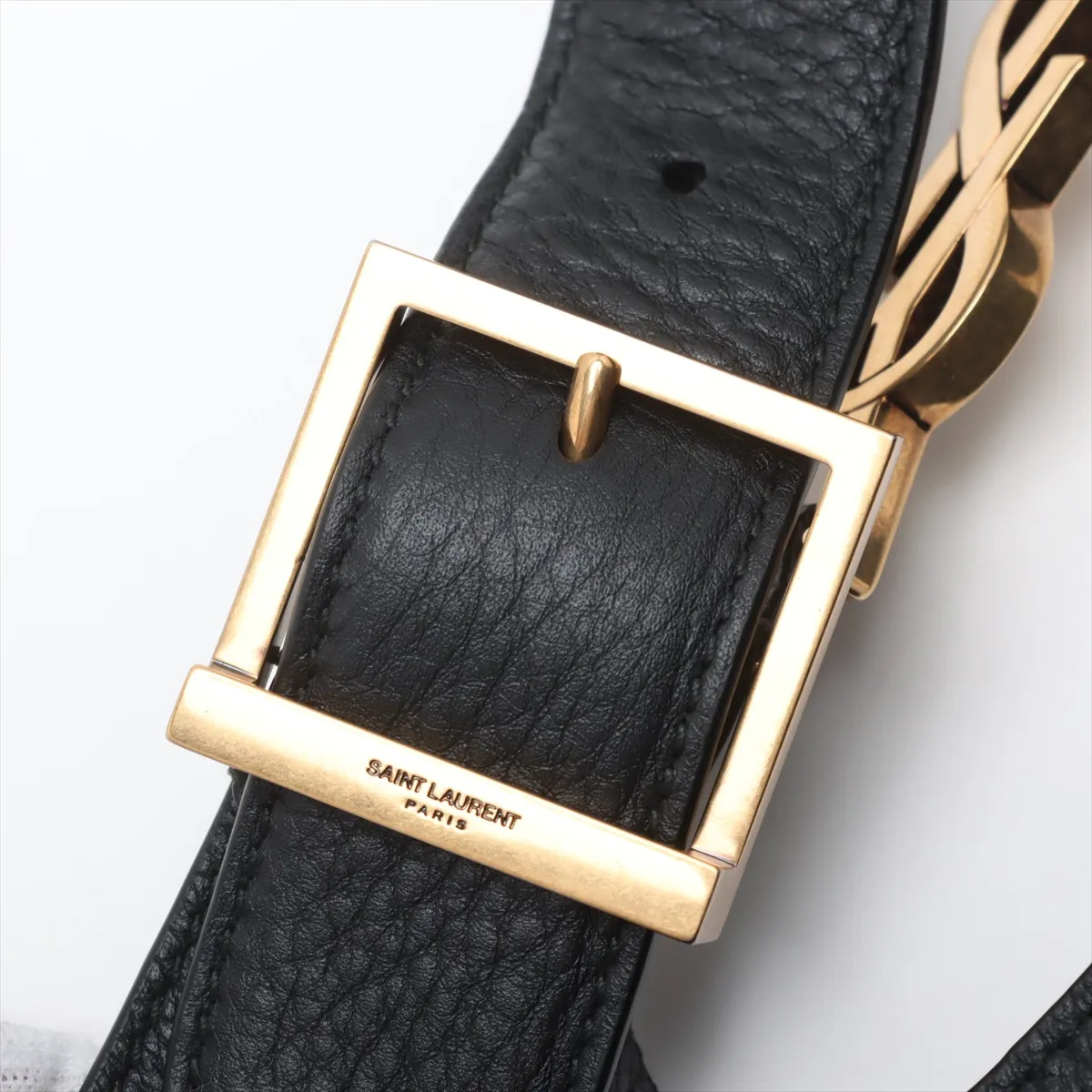 LE 5 A 7 Large Leather Shoulder Bag Black 753837 — view 11