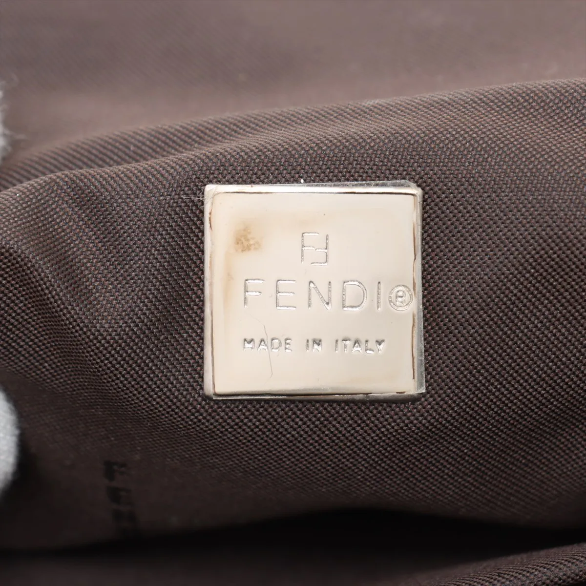 Zucca Canvas x Leather Shoulder Bag Brown — view 9