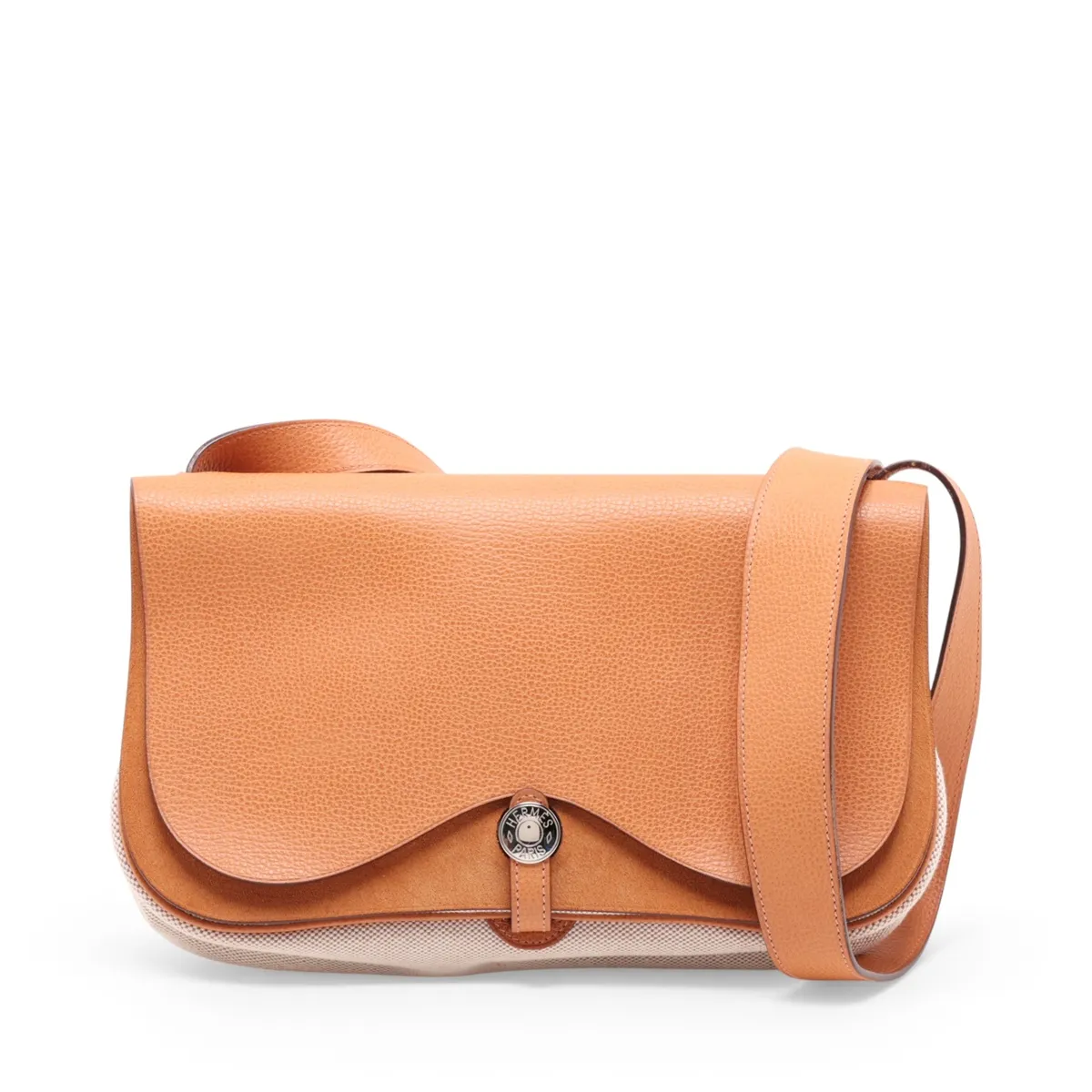 Sac Colorado MM Vache Liéger x Toile H Beige Silver Hardware I: 2005