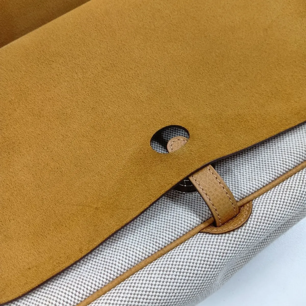 Sac Colorado MM Vache Liéger x Toile H Beige Silver Hardware I: 2005 — view 11