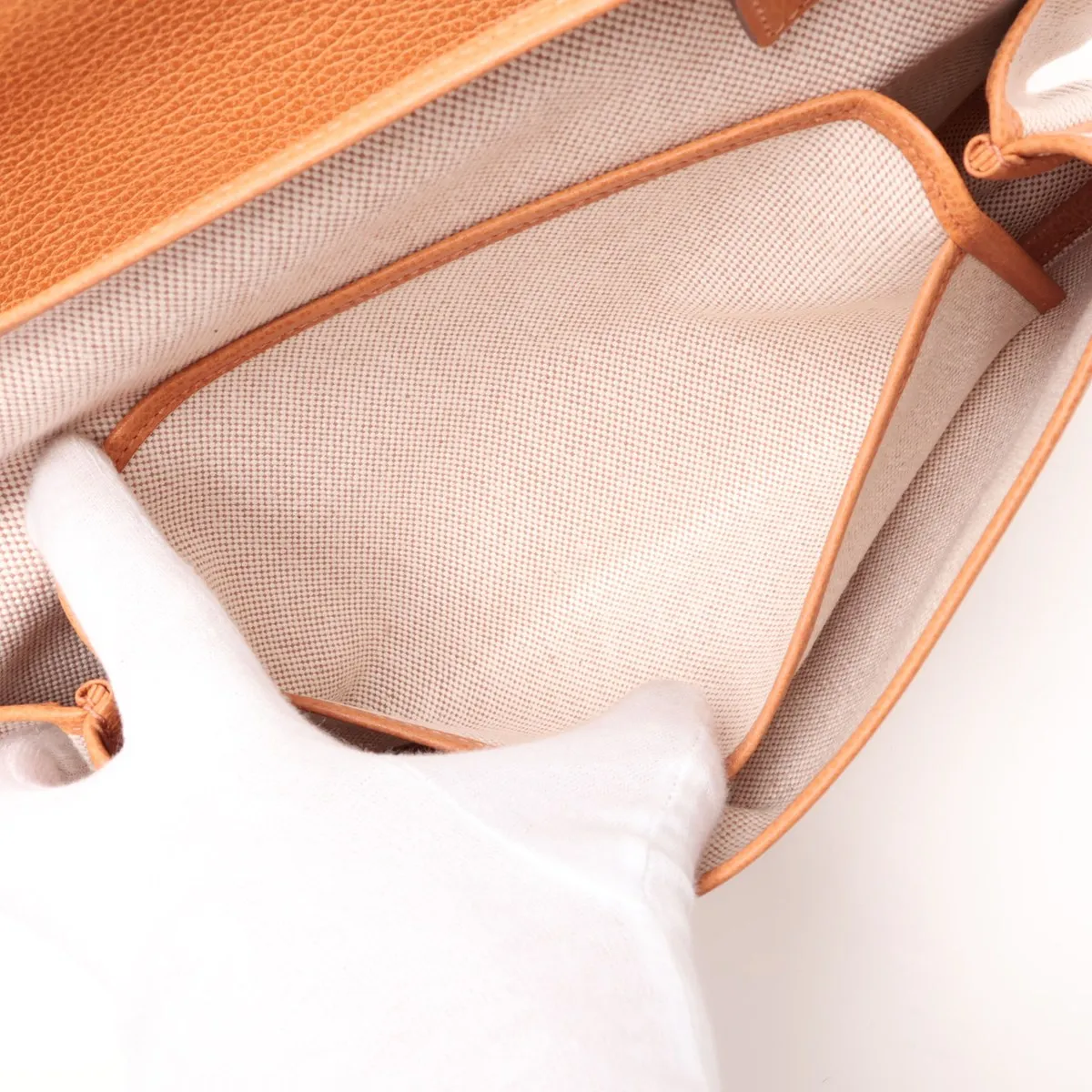 Sac Colorado MM Vache Liéger x Toile H Beige Silver Hardware I: 2005 — view 7