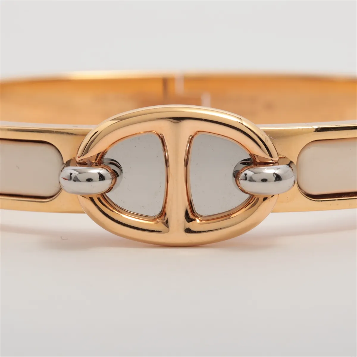 Mini Click Chaine d'Ancre FI1215 Bangle GP Gold x Ivory — view 3