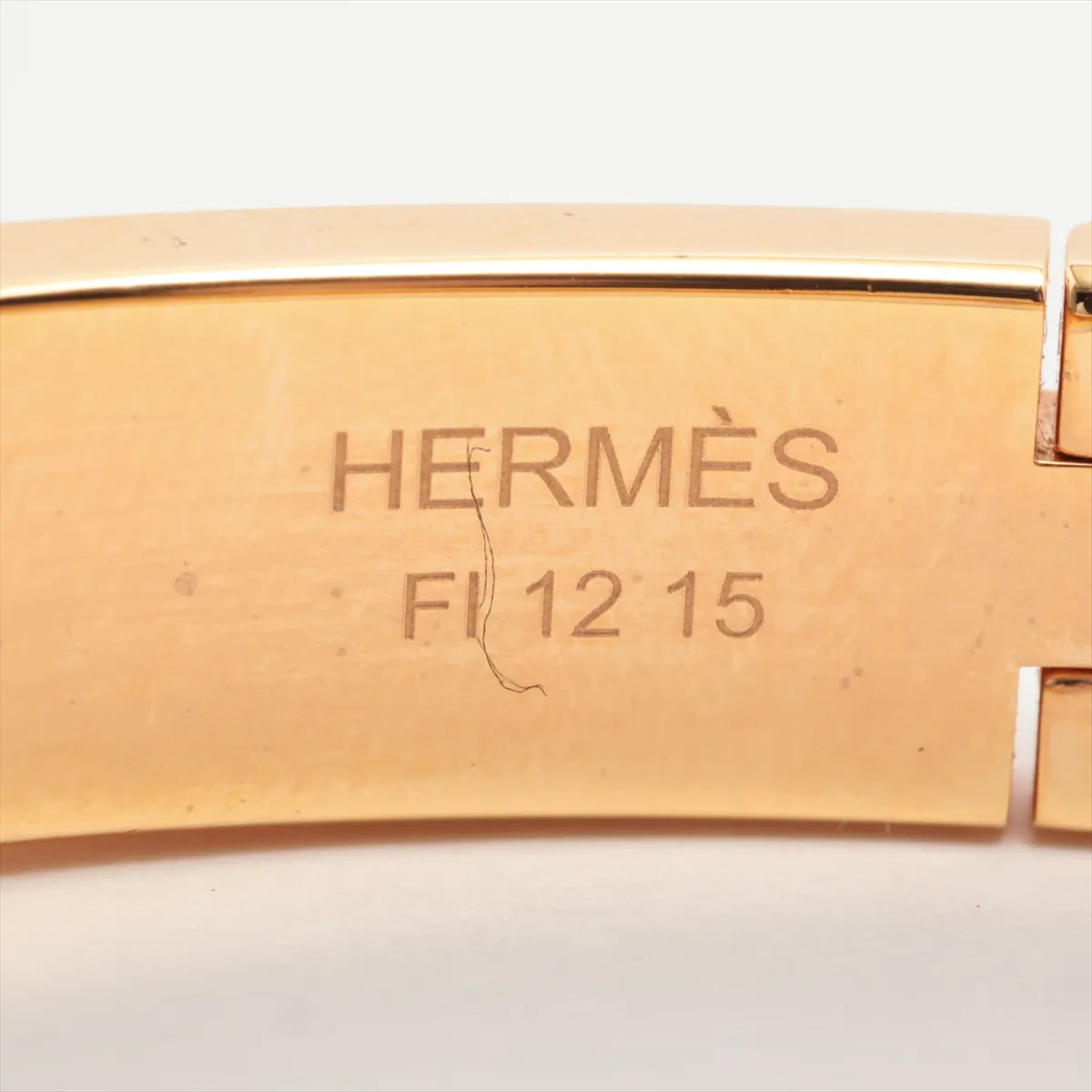 Mini Click Chaine d'Ancre FI1215 Bangle GP Gold x Ivory — view 6