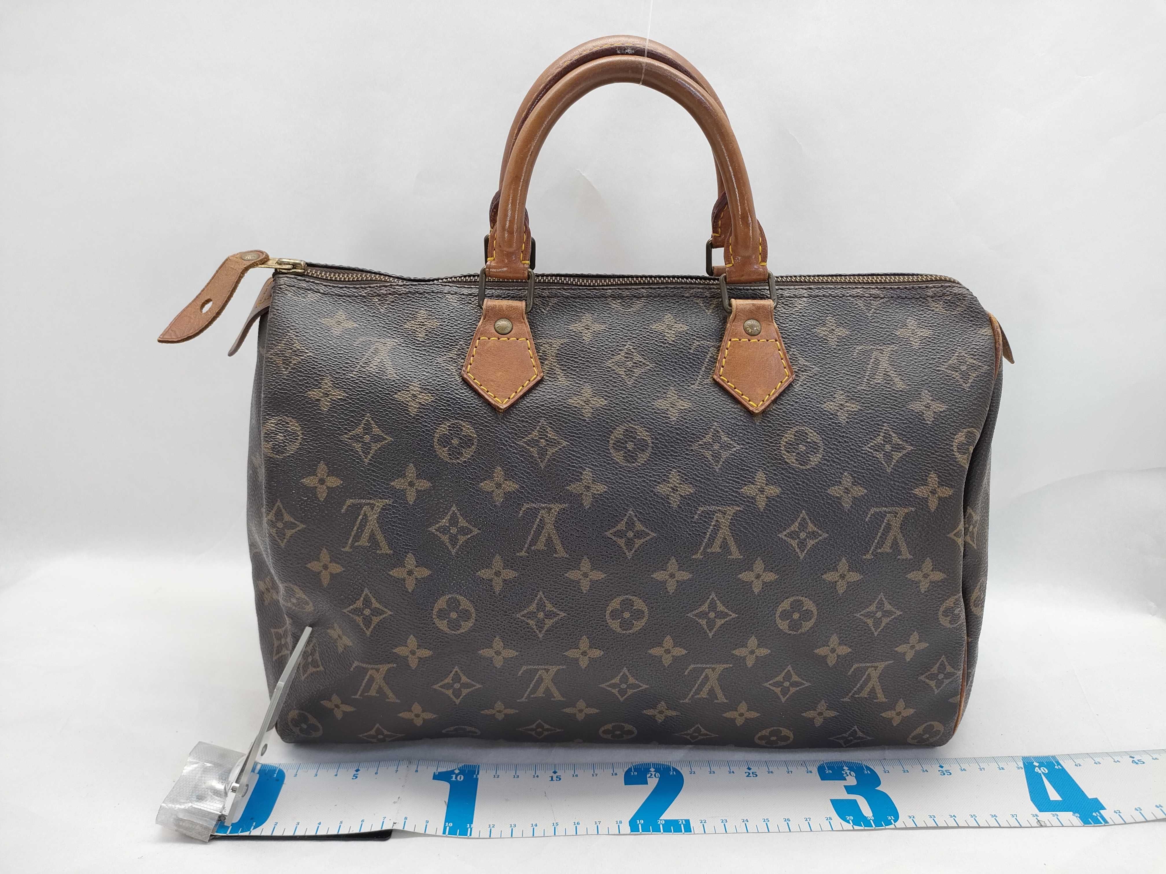 Monogram LV Speedy 35 Monogram M41524 VL863 Brown Boston Bag — view 2