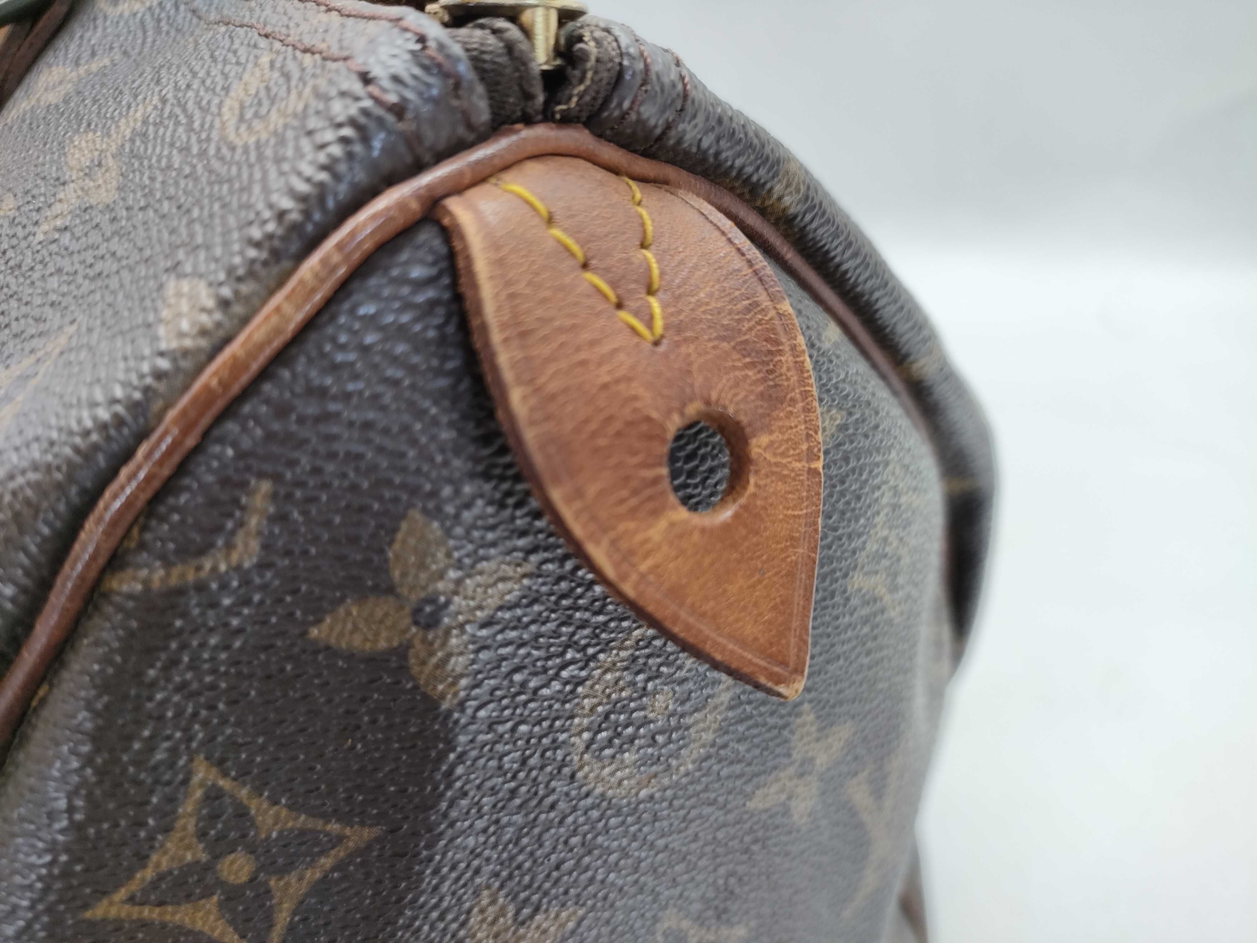 Monogram LV Speedy 35 Monogram M41524 VL863 Brown Boston Bag — view 11