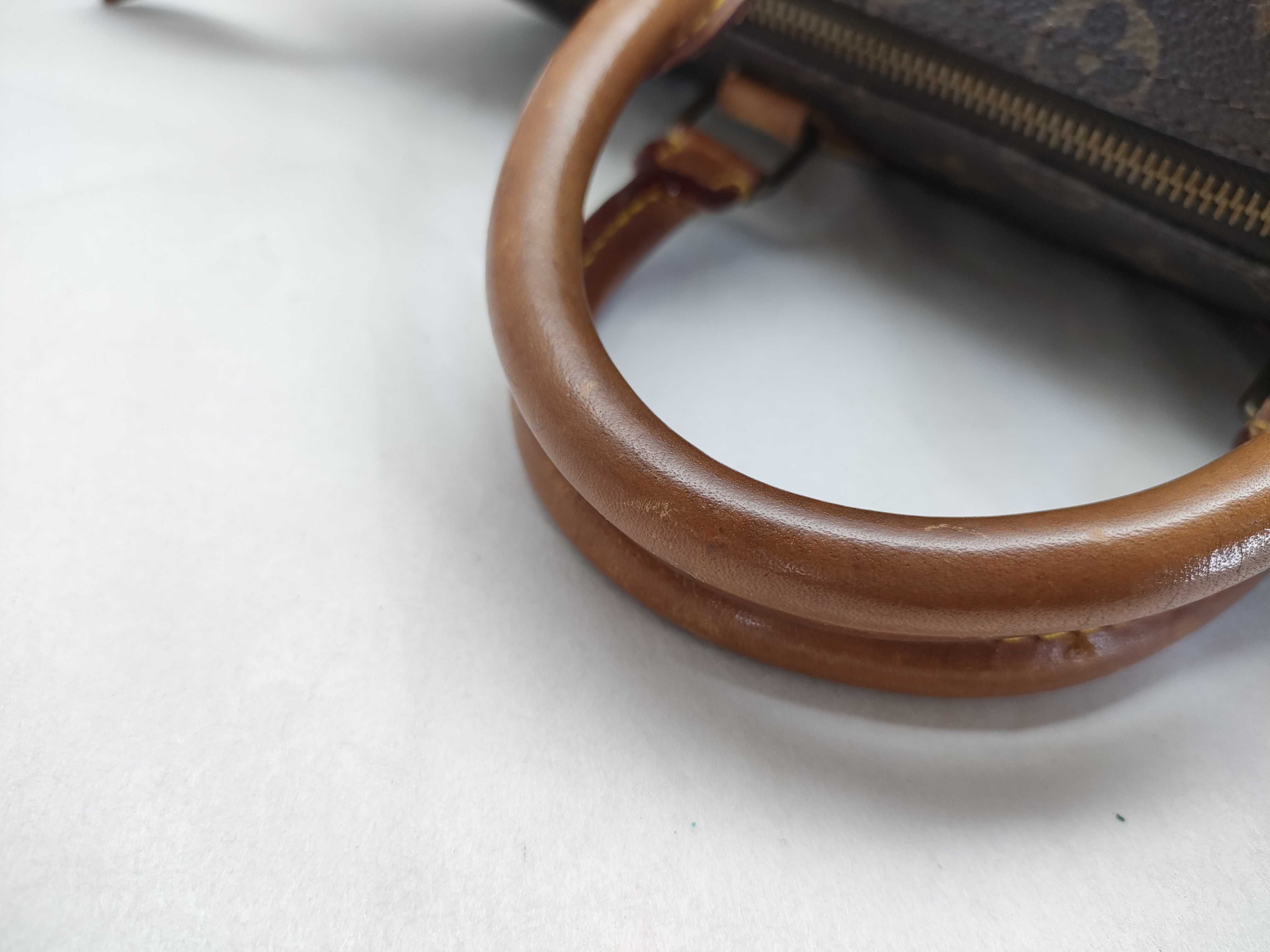 Monogram LV Speedy 35 Monogram M41524 VL863 Brown Boston Bag — view 4