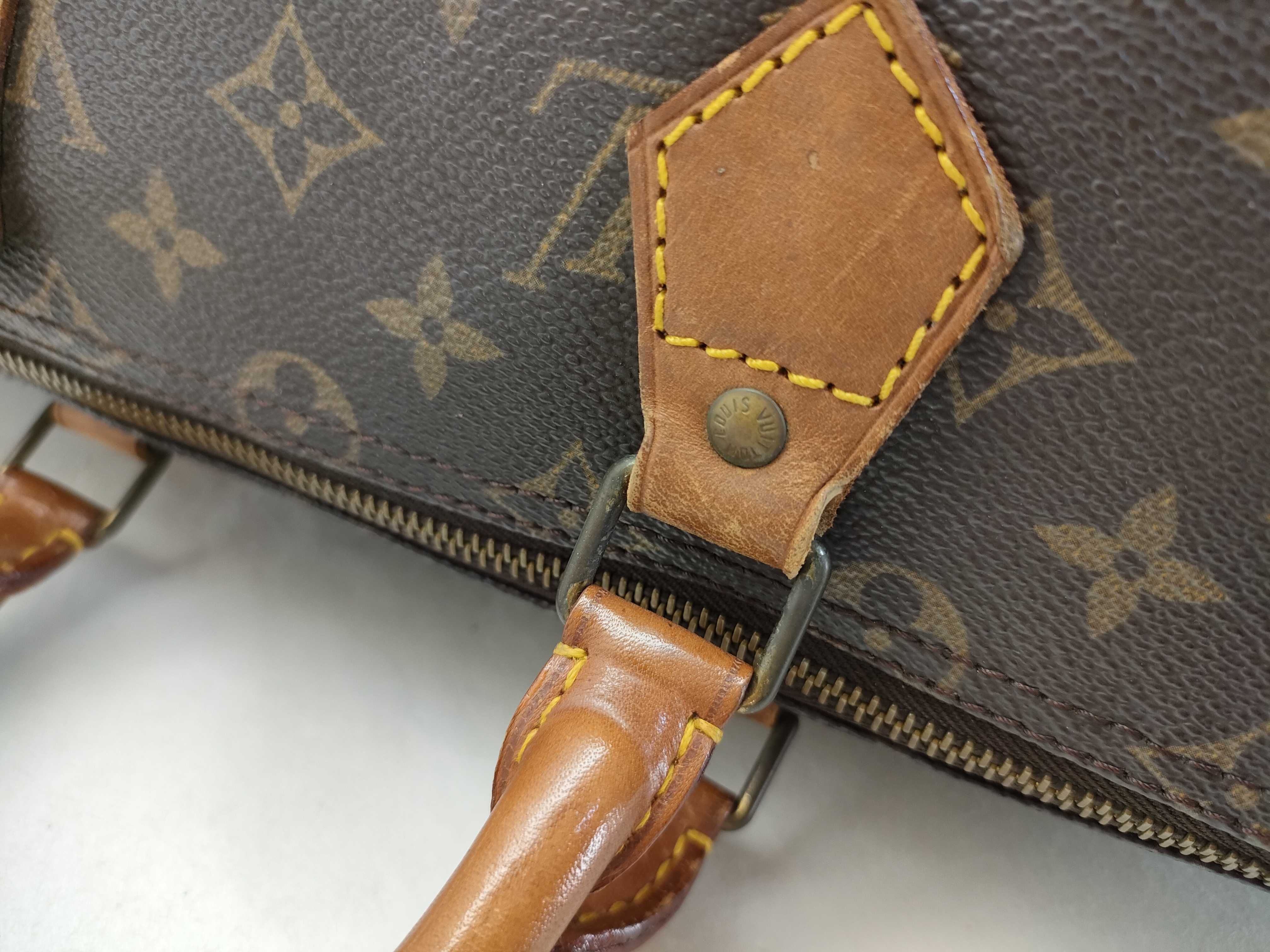 Monogram LV Speedy 35 Monogram M41524 VL863 Brown Boston Bag — view 5