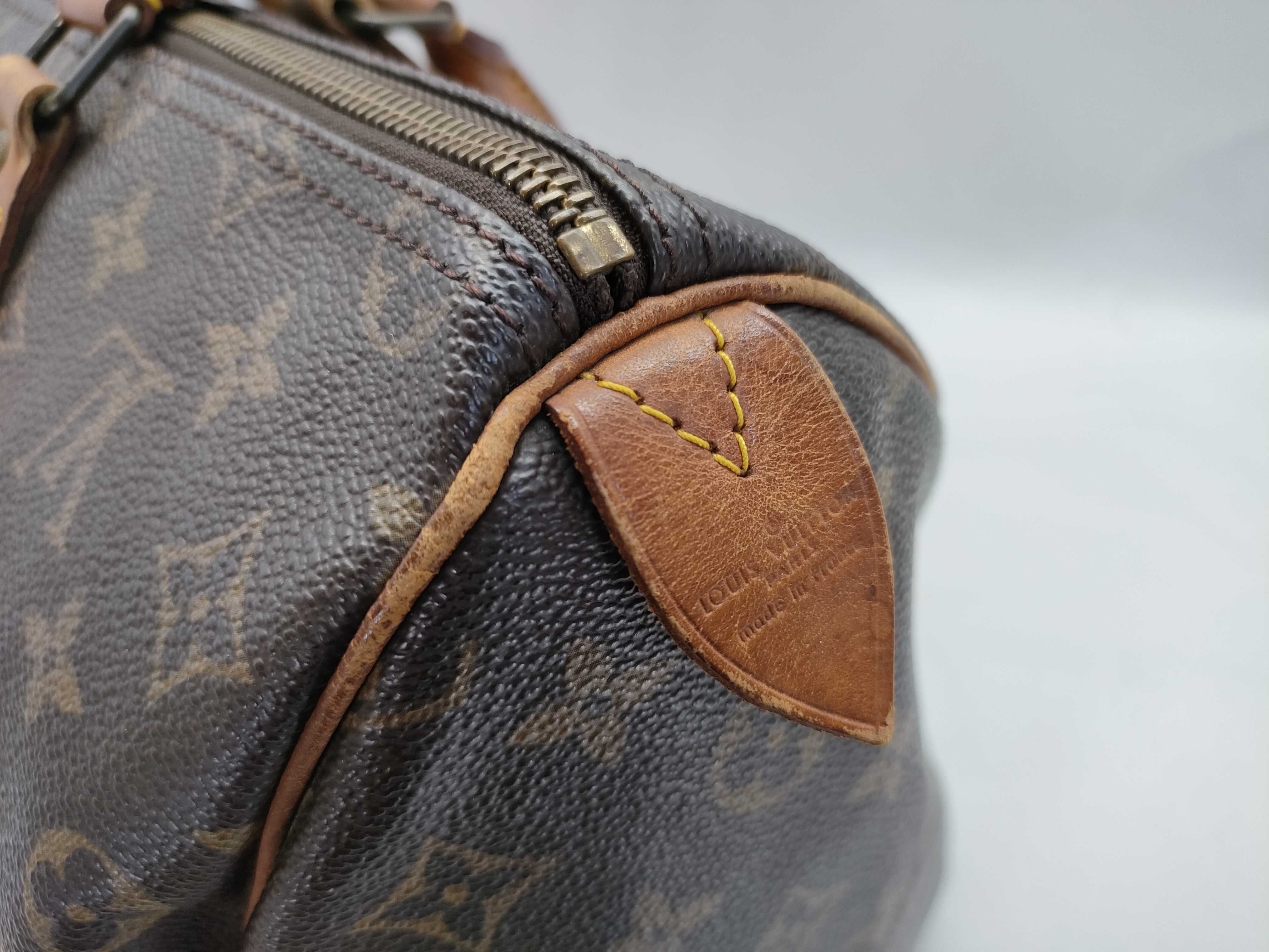 Monogram LV Speedy 35 Monogram M41524 VL863 Brown Boston Bag — view 10
