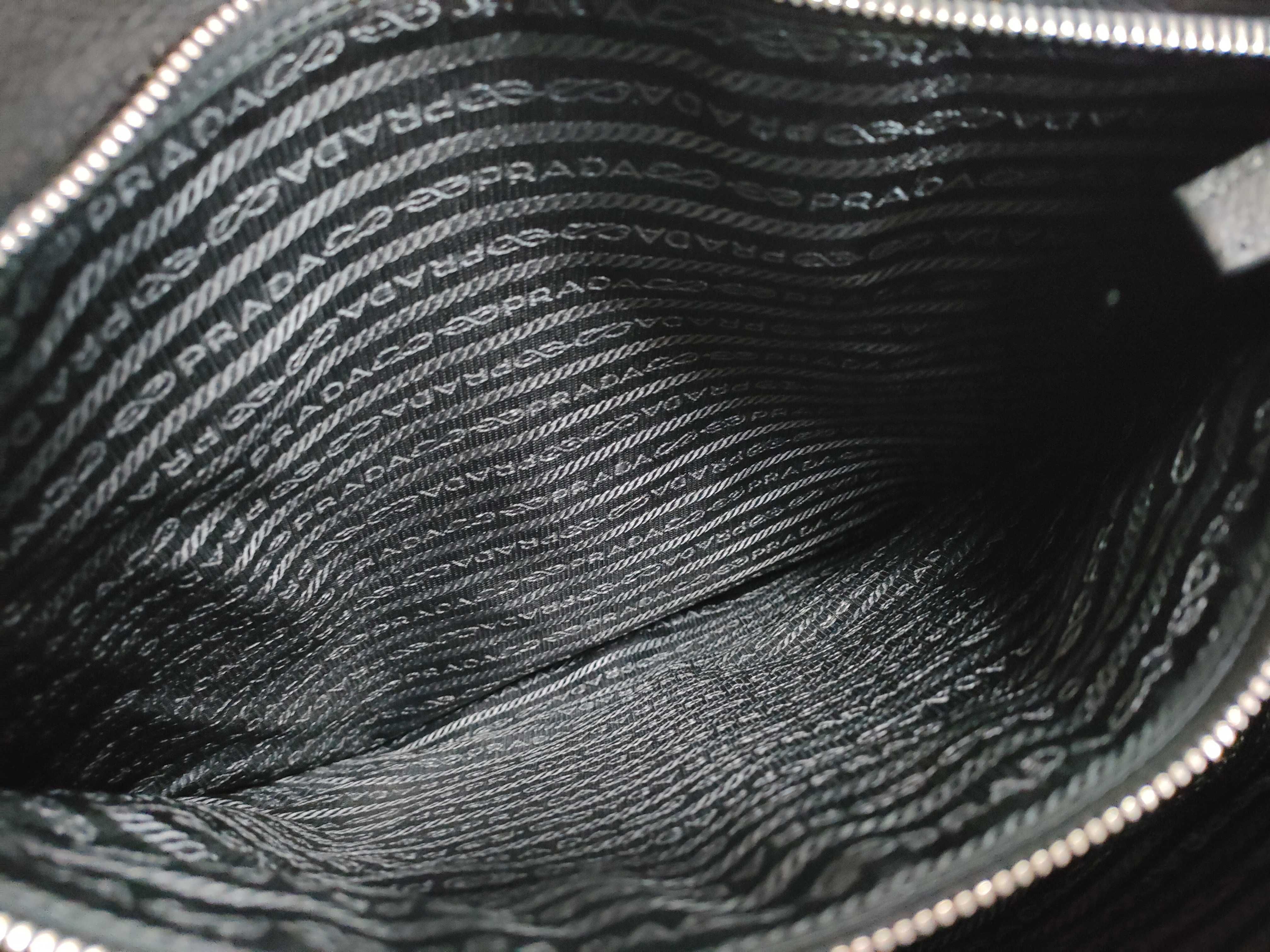 Saffiano Leather Tote Bag, Black Tote Bag — view 11