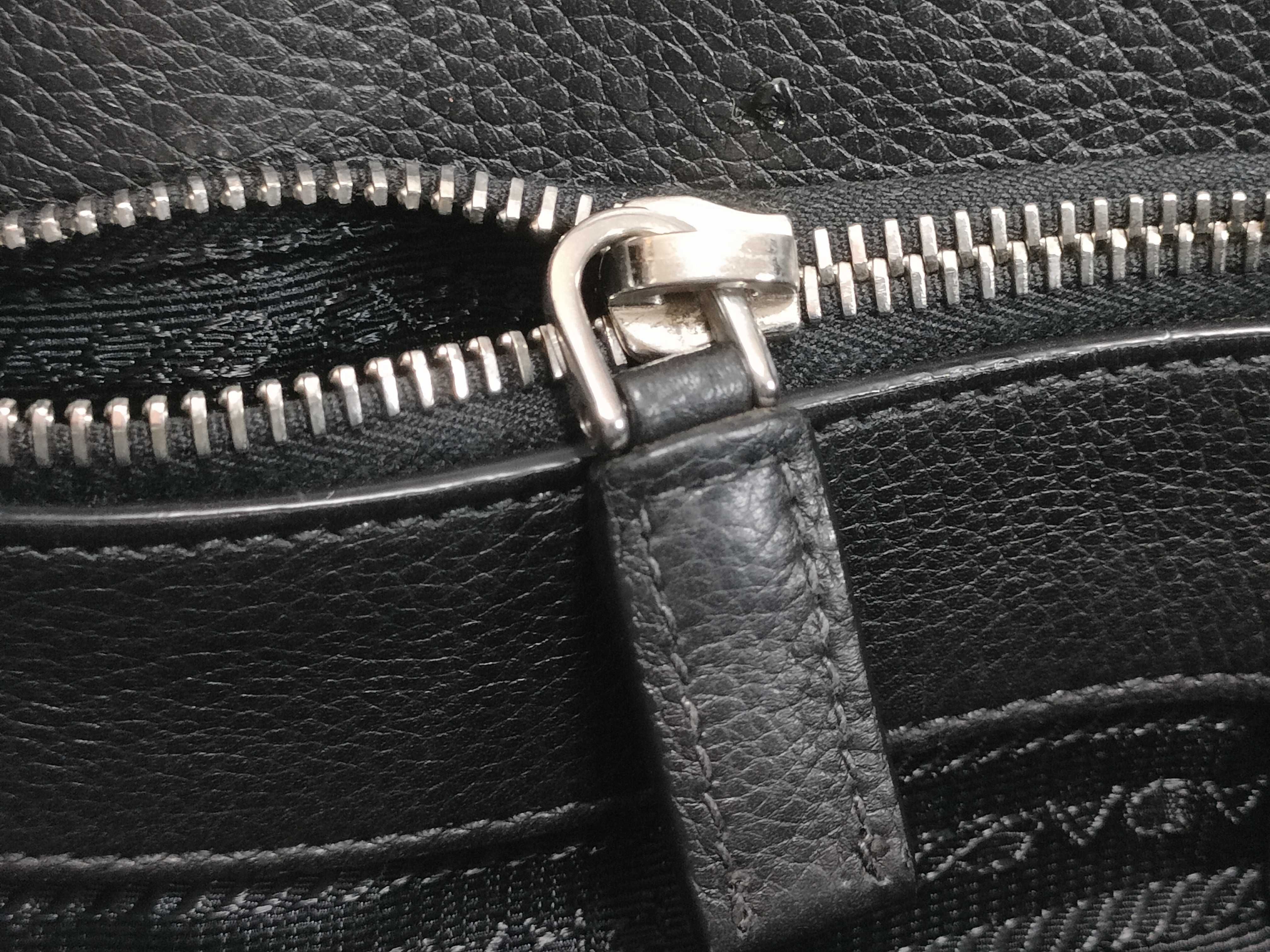Saffiano Leather Tote Bag, Black Tote Bag — view 15