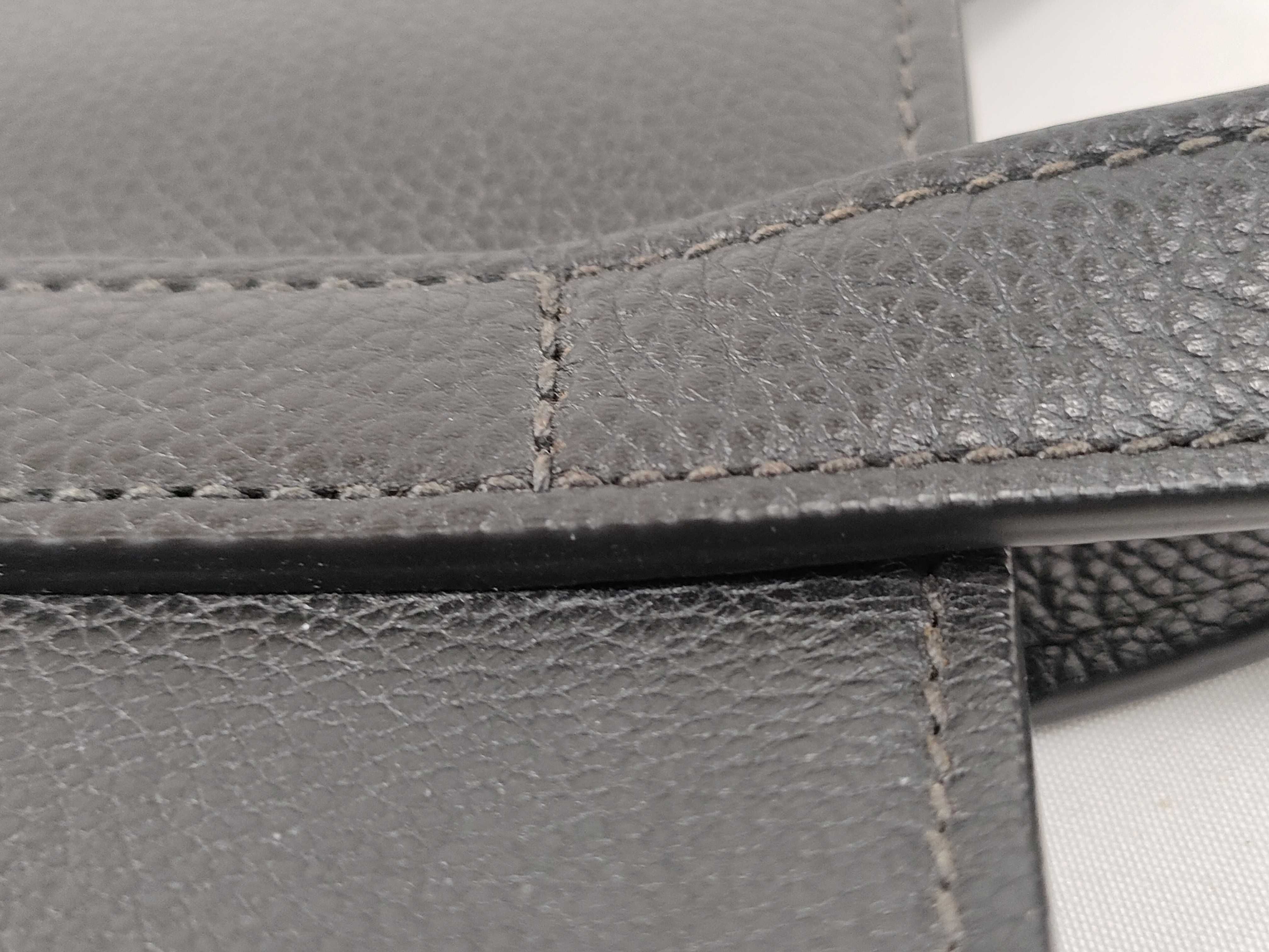Saffiano Leather Tote Bag, Black Tote Bag — view 5