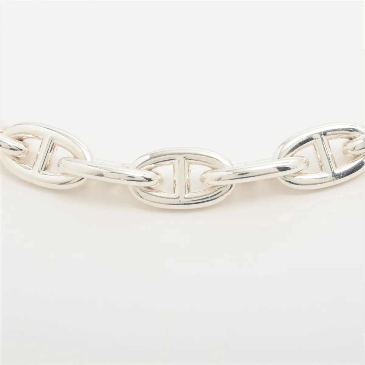 Chaine d'Ancle GM 2025 Bracelet 17 frames 925 91.2g Silver dents — view 2