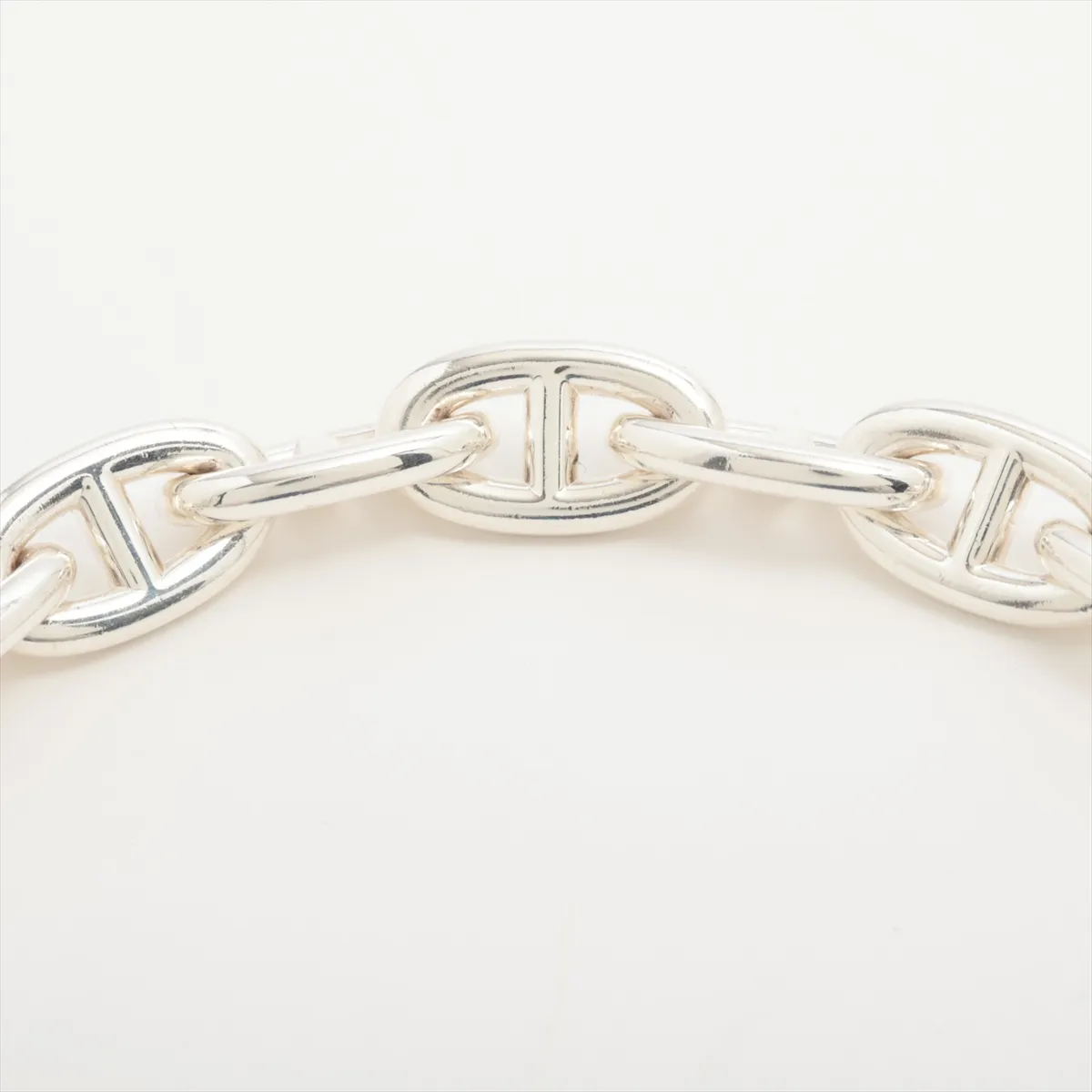 Chaine d'Ancle GM 2025 Bracelet 17 frames 925 91.2g Silver dents — view 3