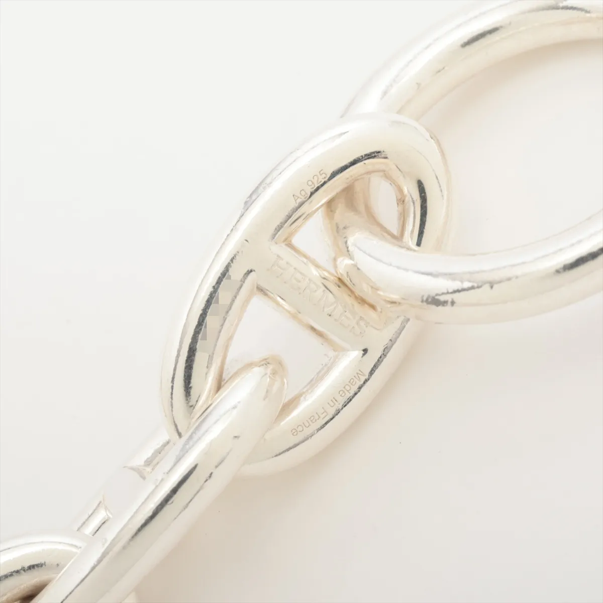 Chaine d'Ancle GM 2025 Bracelet 17 frames 925 91.2g Silver dents — view 5