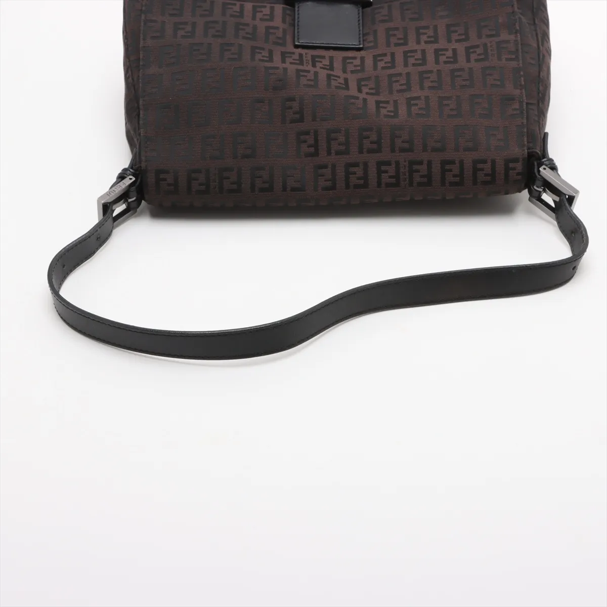 Zucchino Mamma Bucket Canvas x Leather Shoulder Bag Brown 8BR001 — view 5