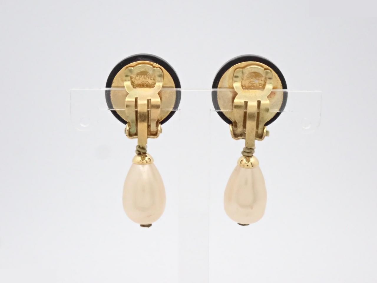 Coco Mark Gold Earrings — view 2