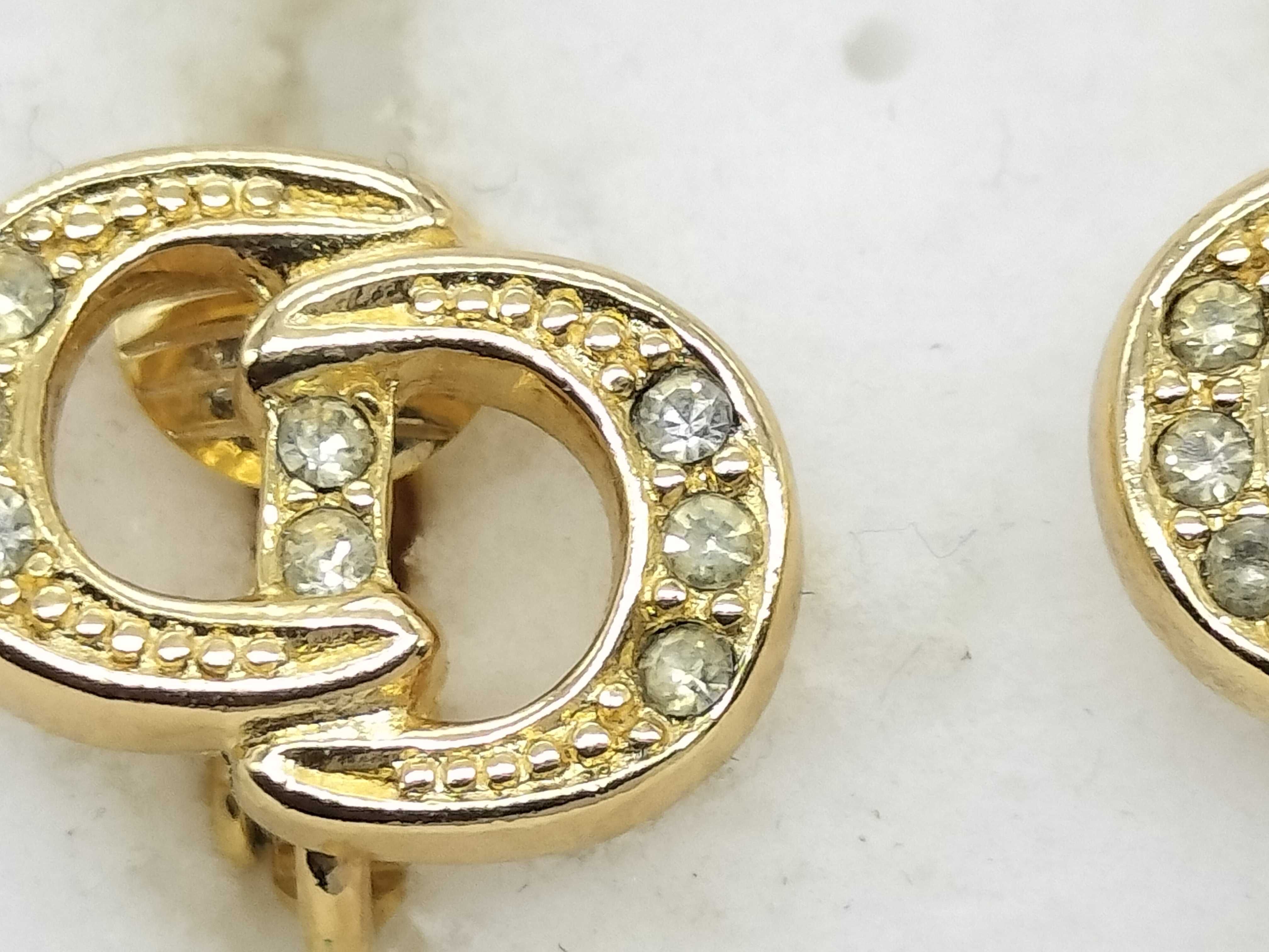 CD Rhinestone Earrings — view 2