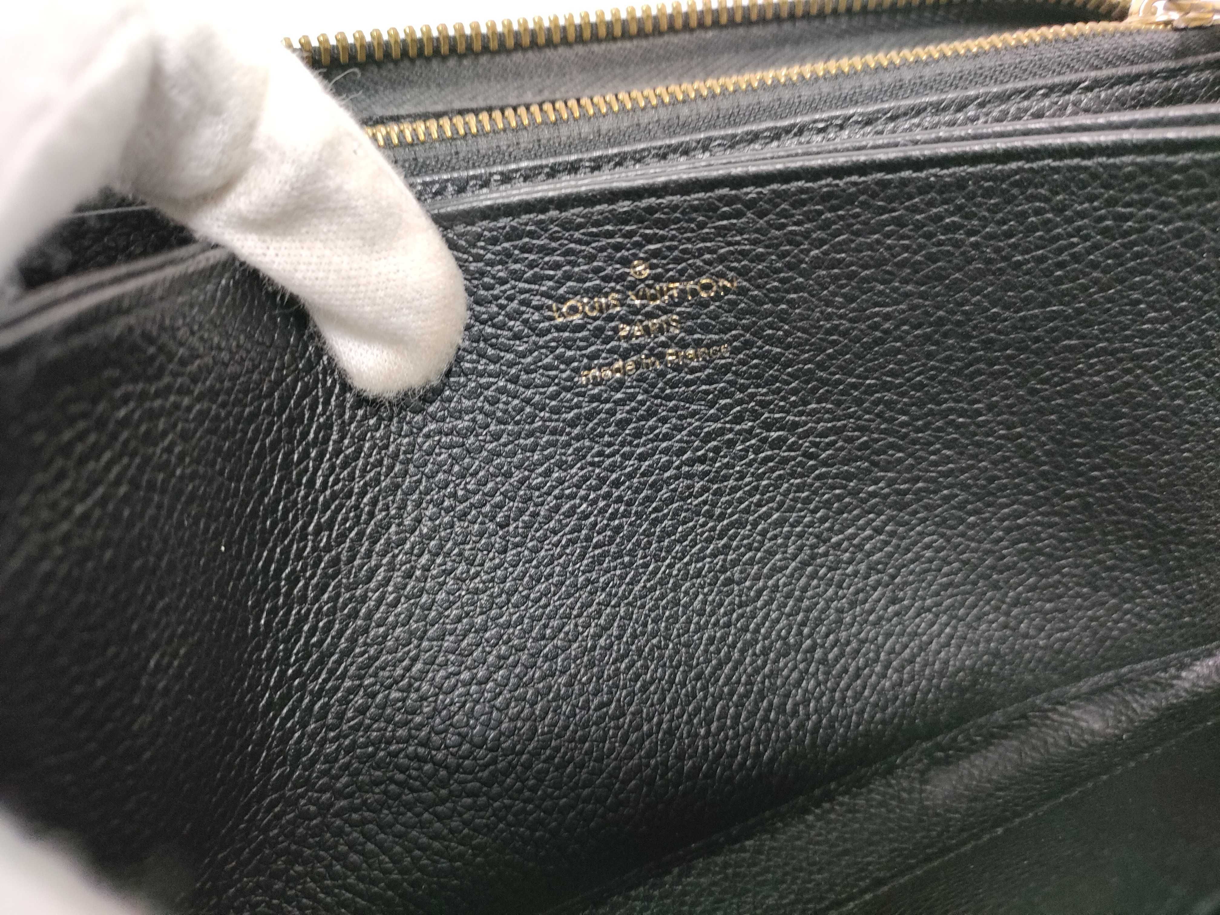 Monogram Empreinte LV Long Wallet Black — view 13