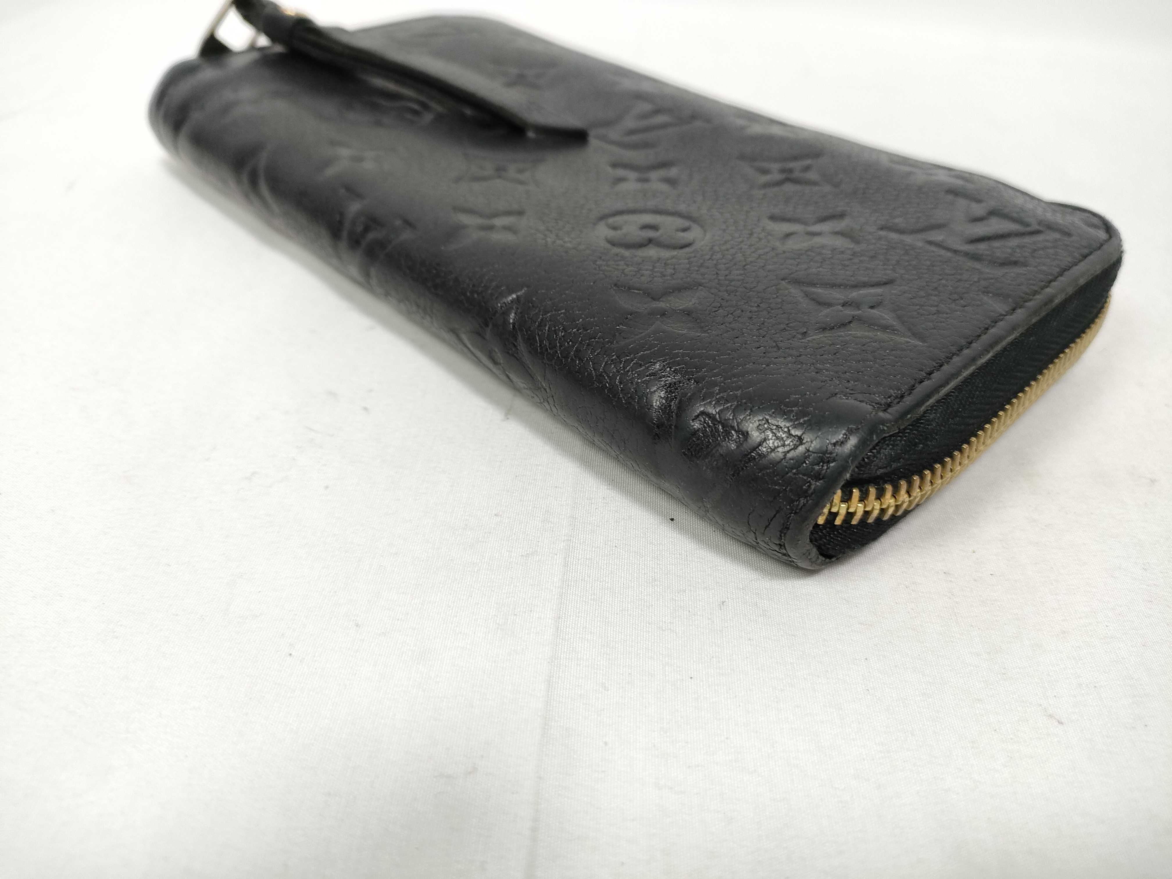 Monogram Empreinte LV Long Wallet Black — view 3