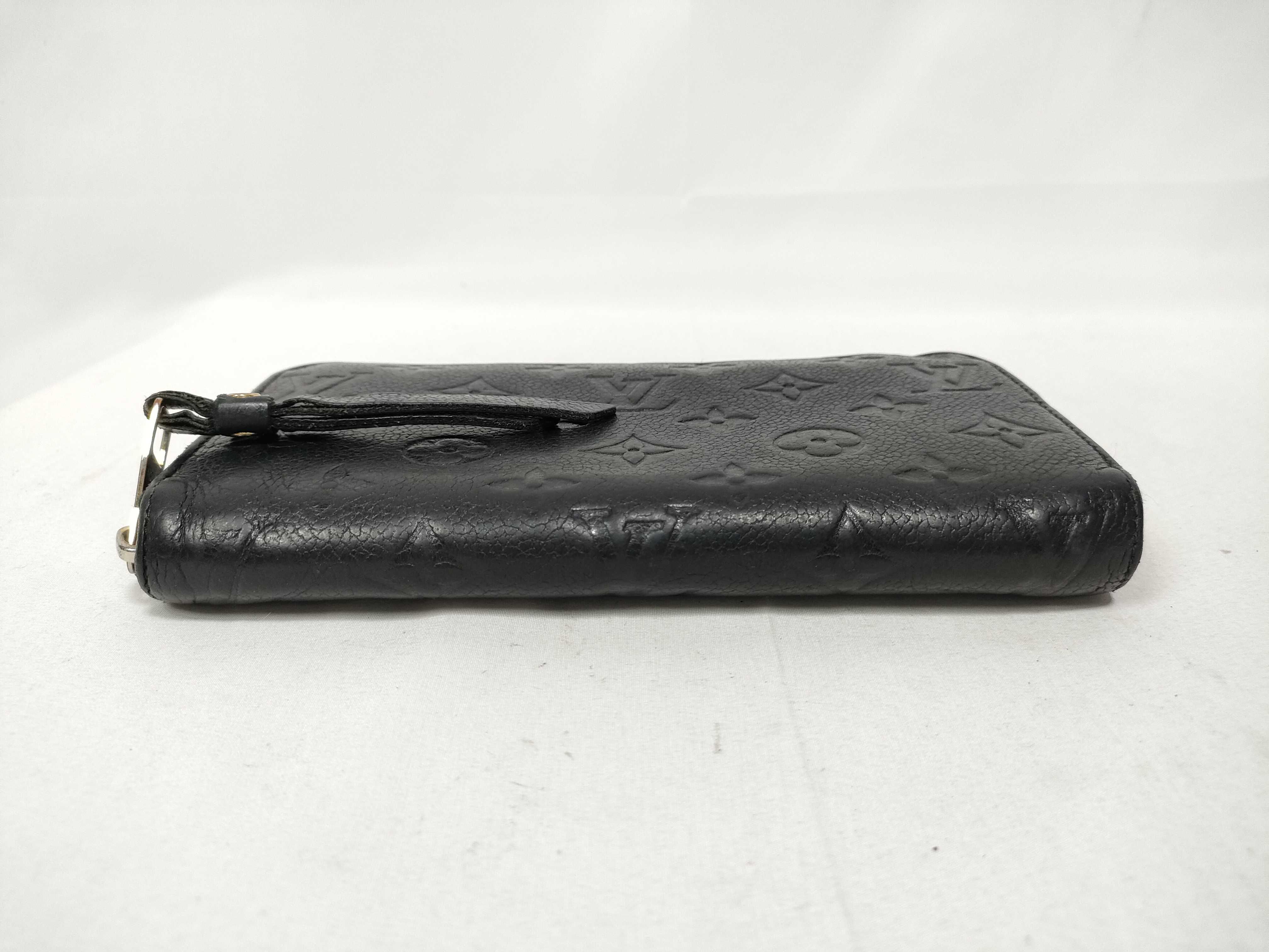 Monogram Empreinte LV Long Wallet Black — view 5