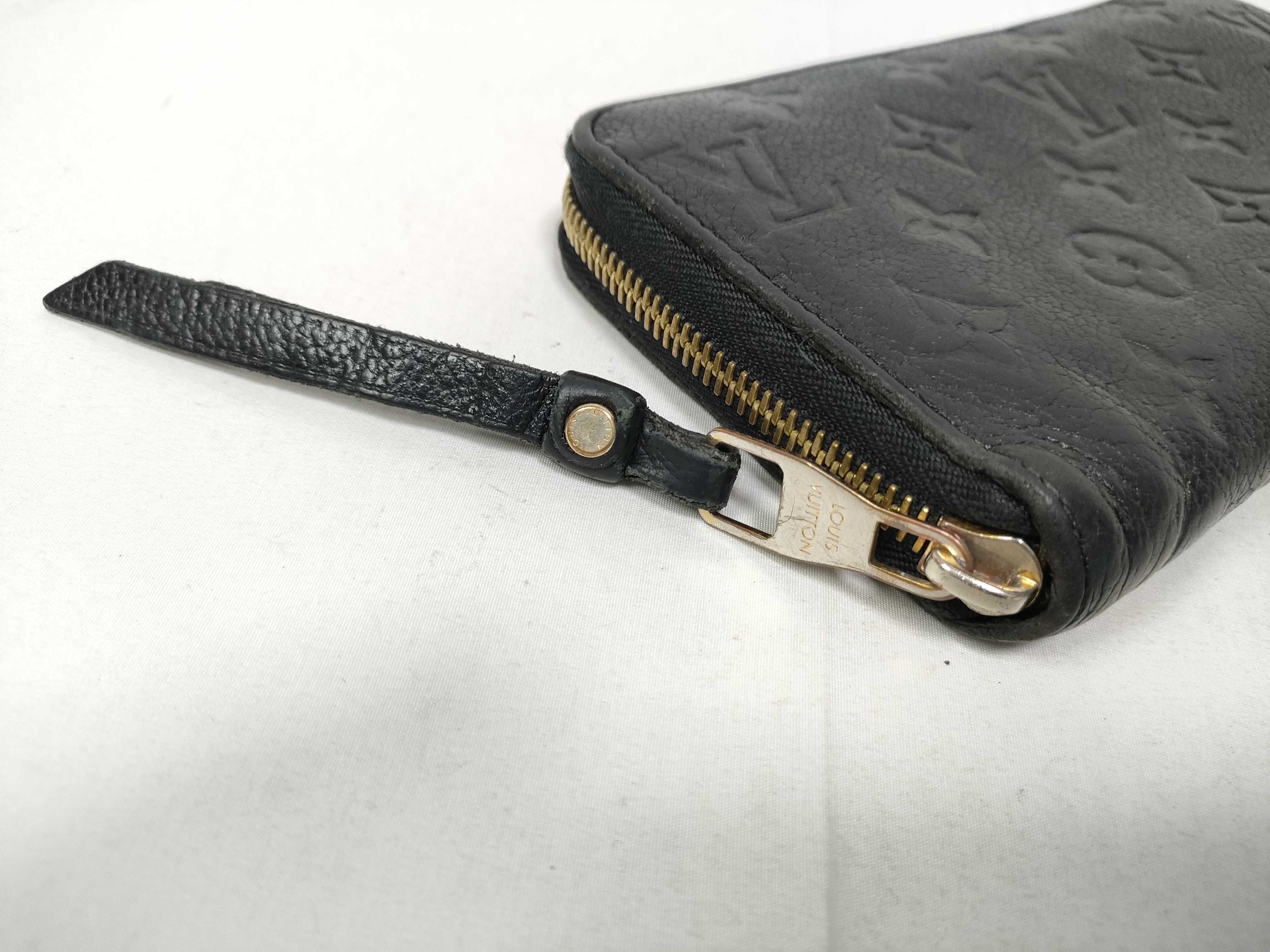Monogram Empreinte LV Long Wallet Black — view 6