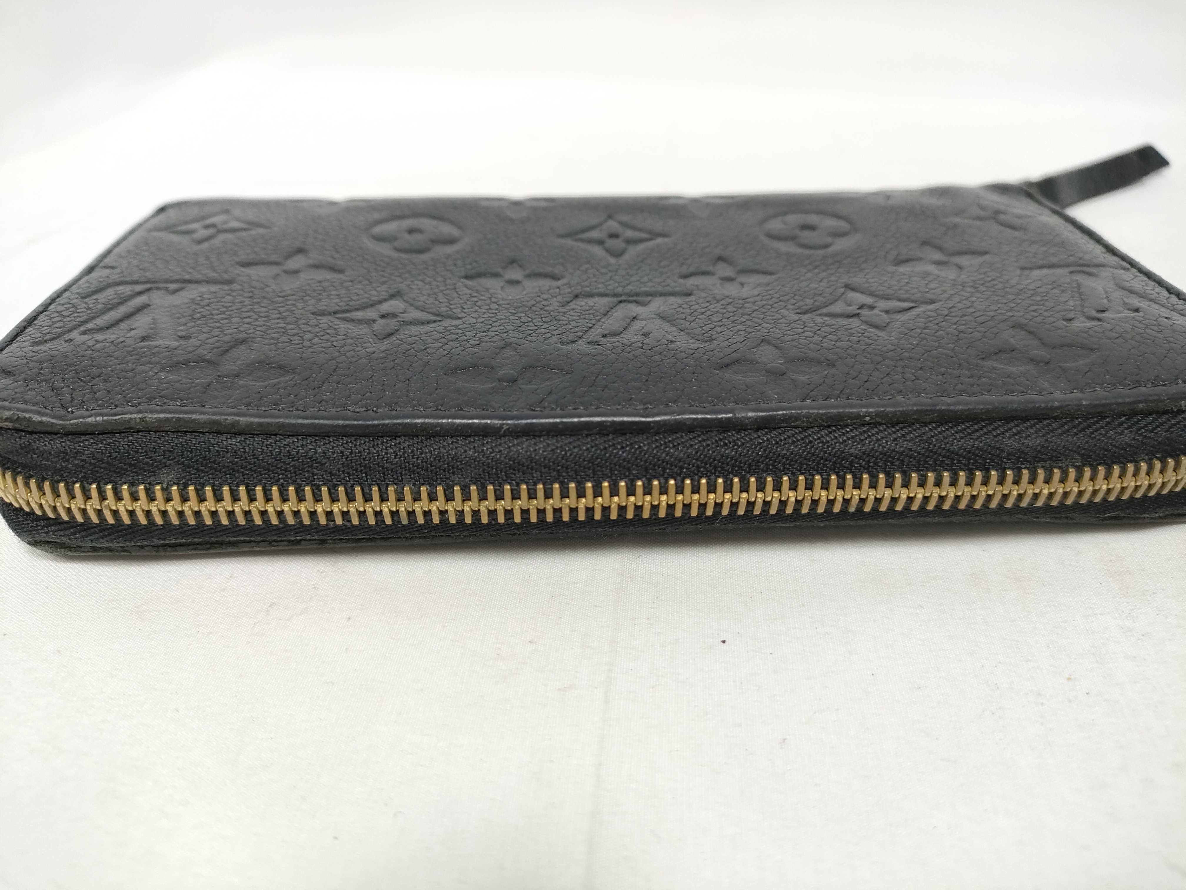 Monogram Empreinte LV Long Wallet Black — view 7