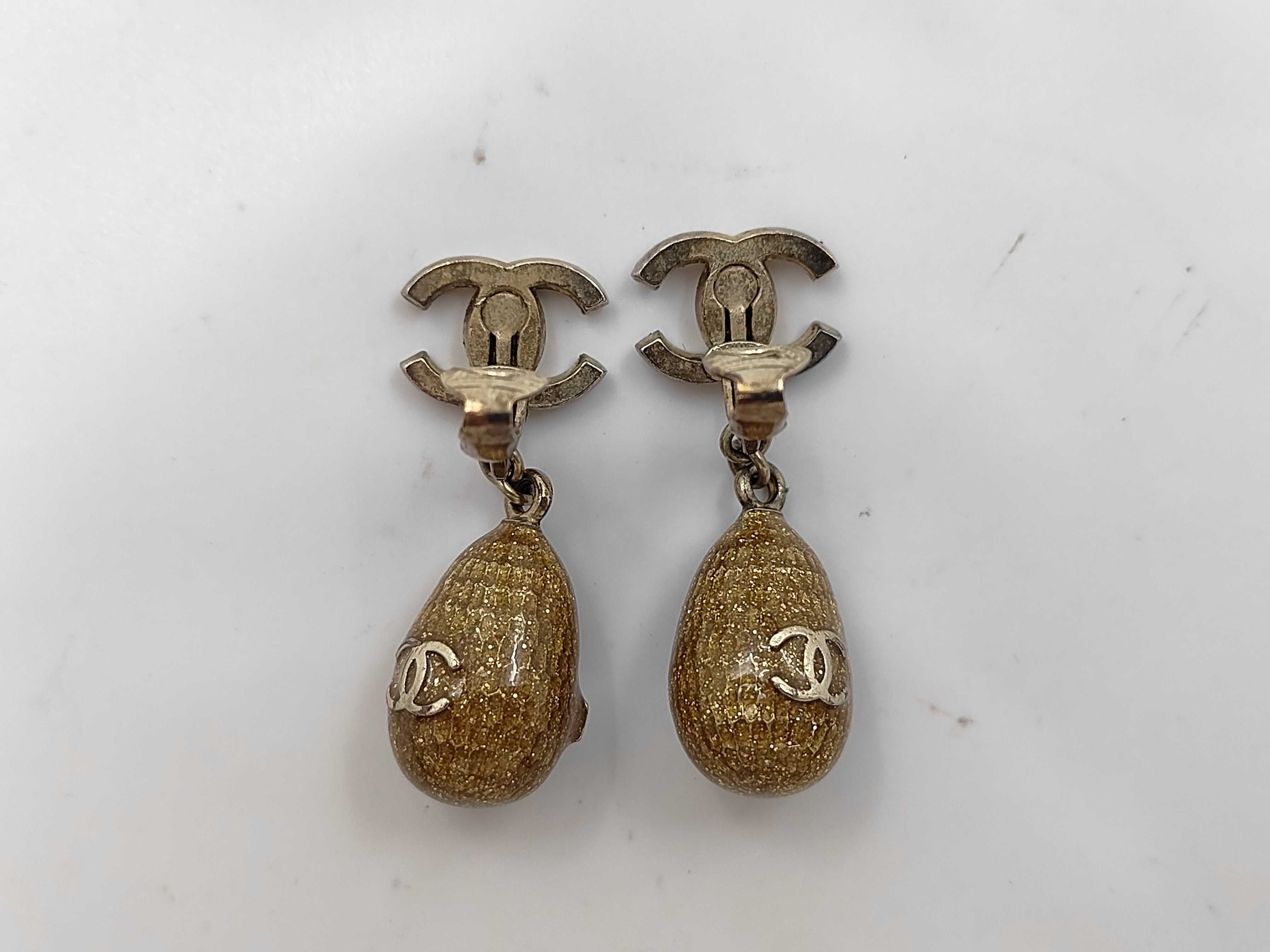 Coco Mark Rhinestone Earrings 07A — view 2