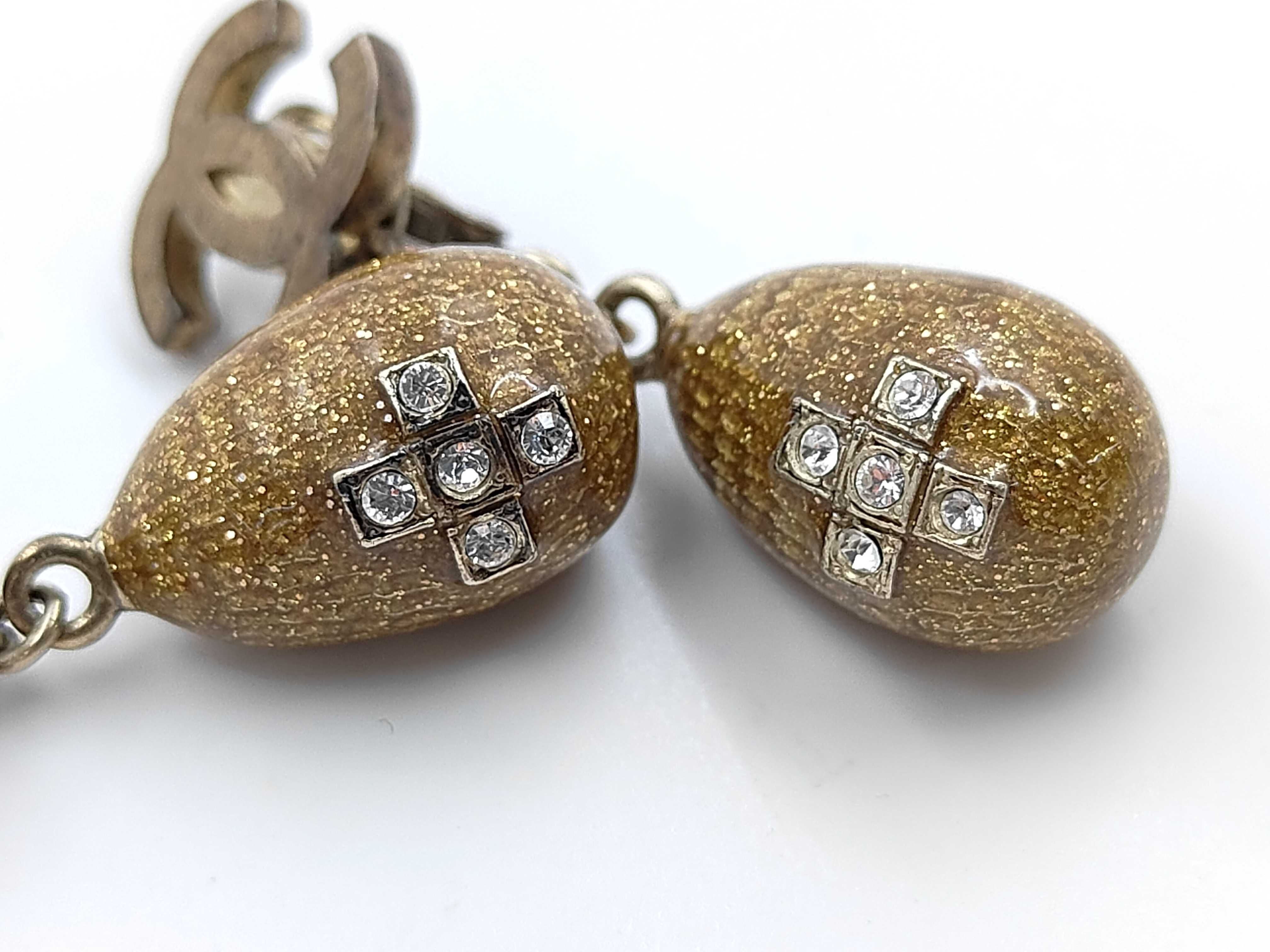 Coco Mark Rhinestone Earrings 07A — view 8