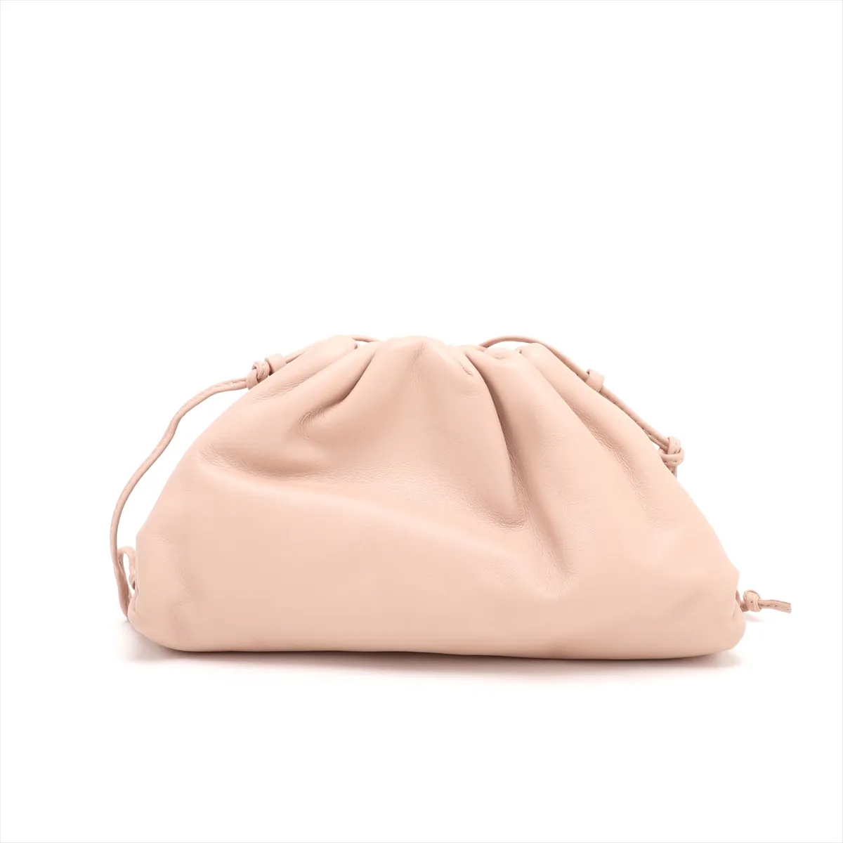 Mini The Pouch Leather Shoulder Bag, Beige — view 2