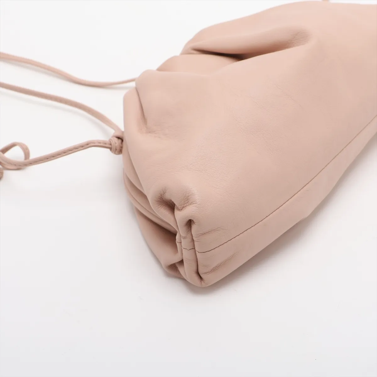 Mini The Pouch Leather Shoulder Bag, Beige — view 4