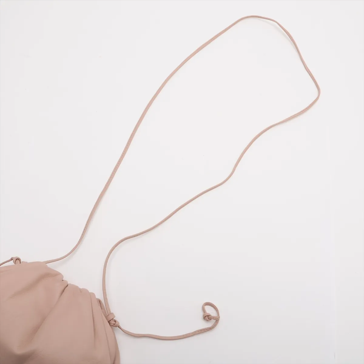 Mini The Pouch Leather Shoulder Bag, Beige — view 5