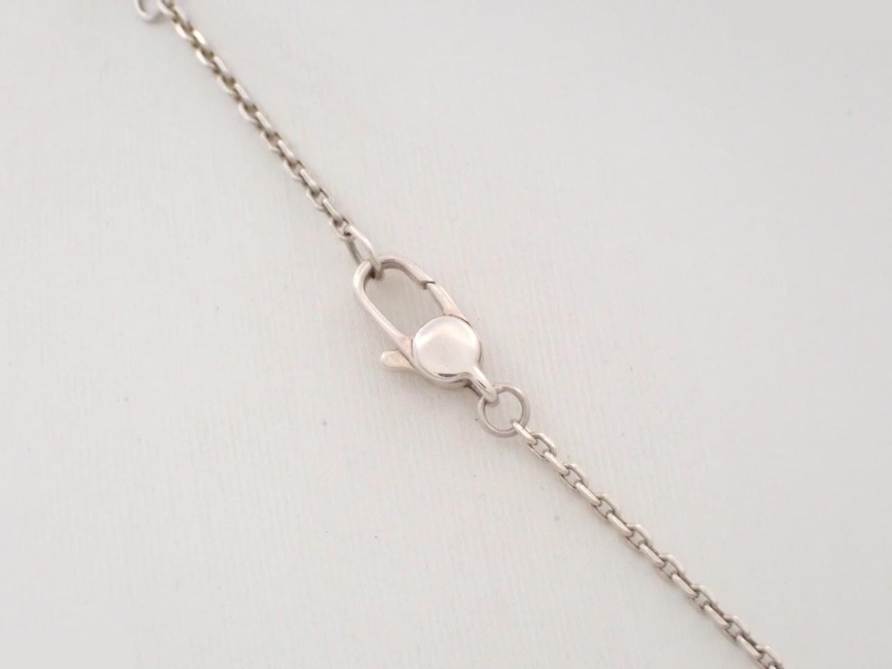 Clover G Necklace, Sterling Silver (925), 9.6g, Chain approx. 44cm — view 2