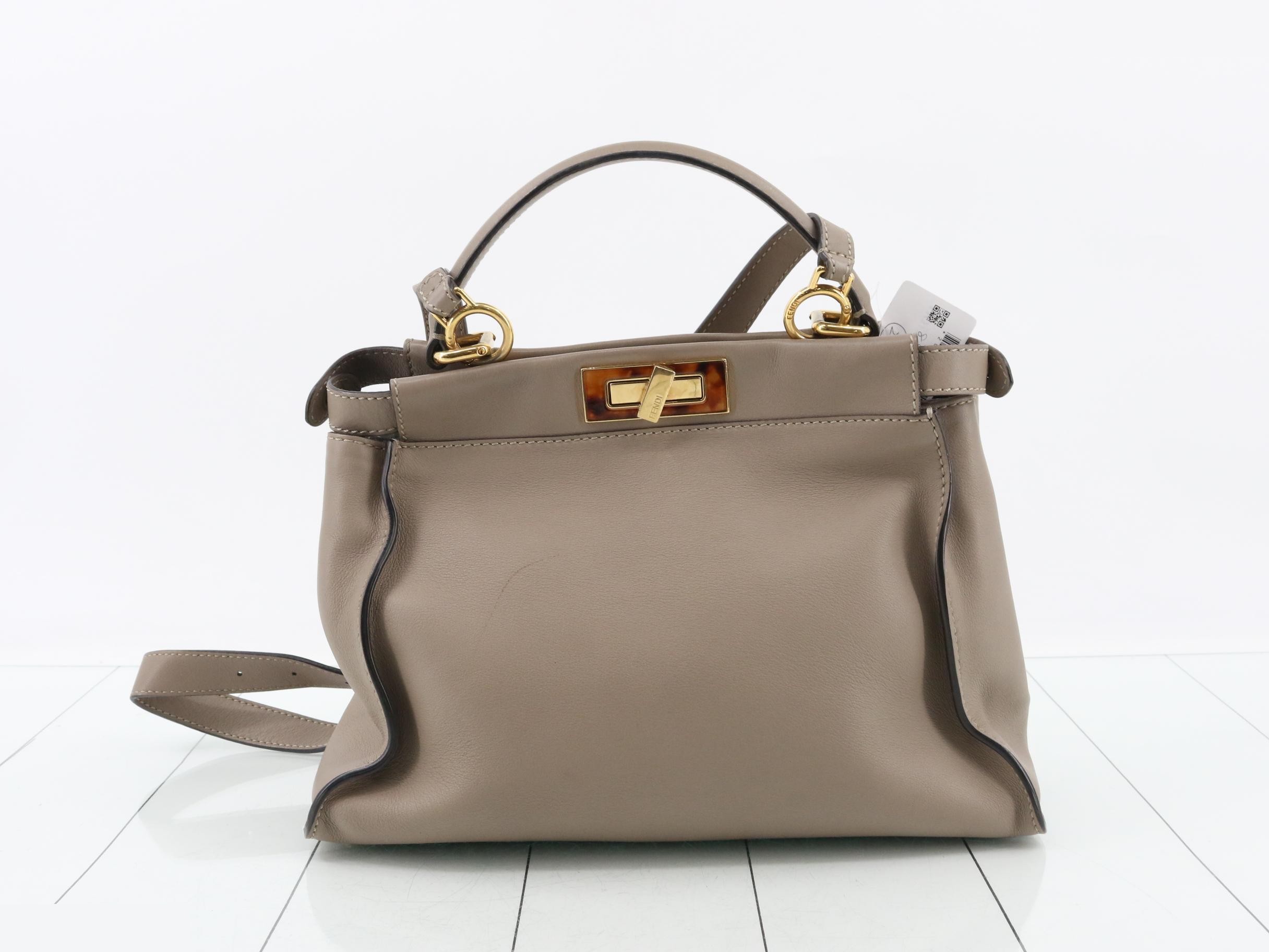 Peekaboo Leather Medium 2-Way Shoulder/Handbag — view 2