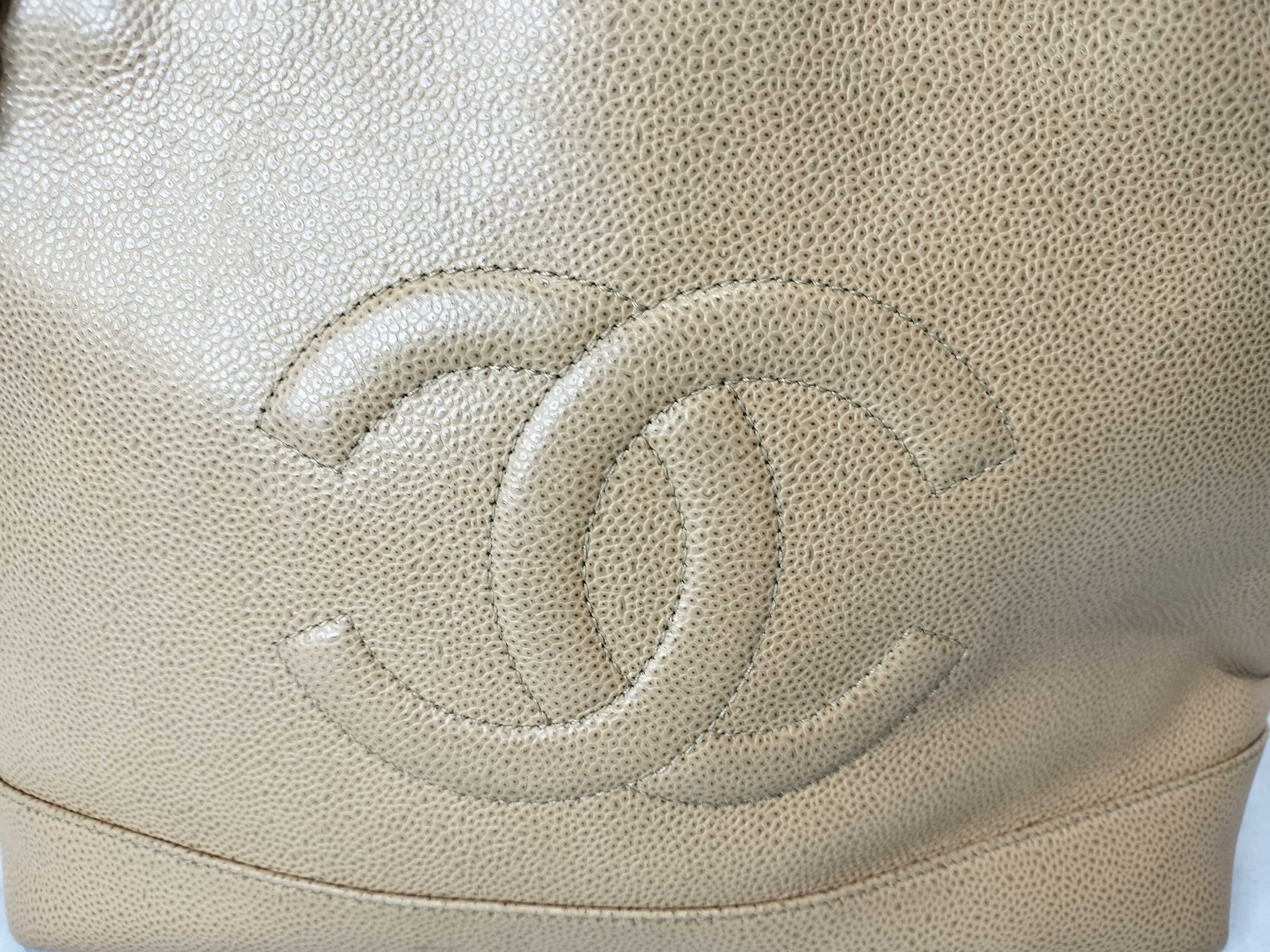 Caviar Skin Da Coco Chain Tote Fringe Shoulder Bag (Series 2) — view 2