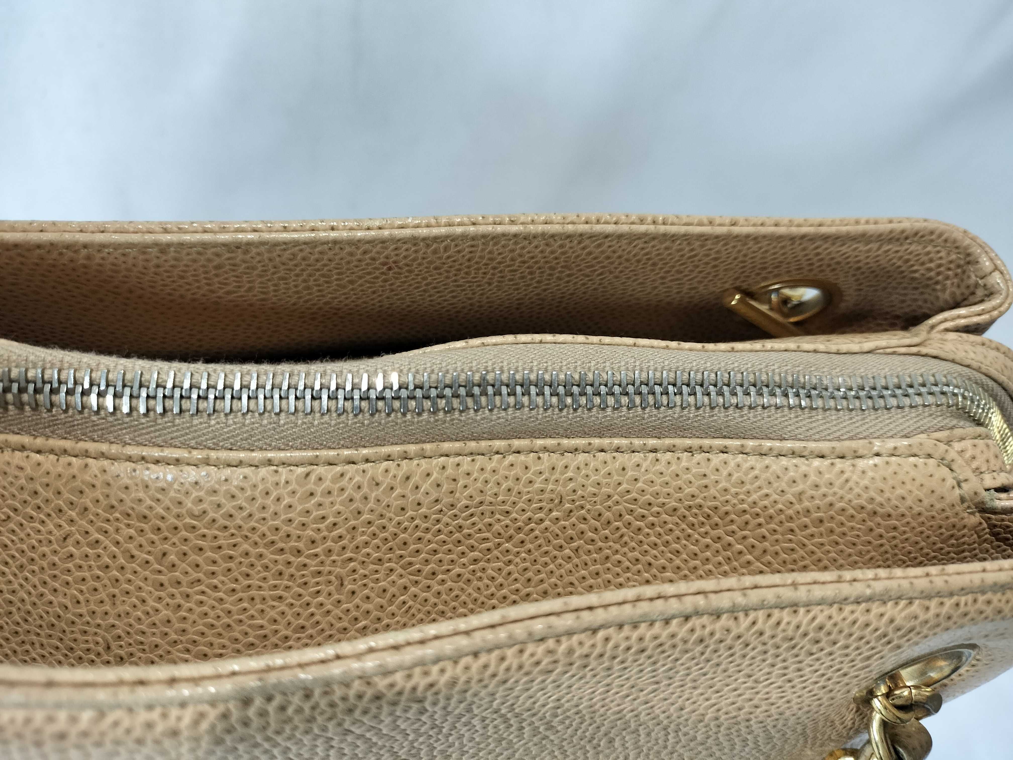 Caviar Skin Da Coco Chain Tote Fringe Shoulder Bag (Series 2) — view 9