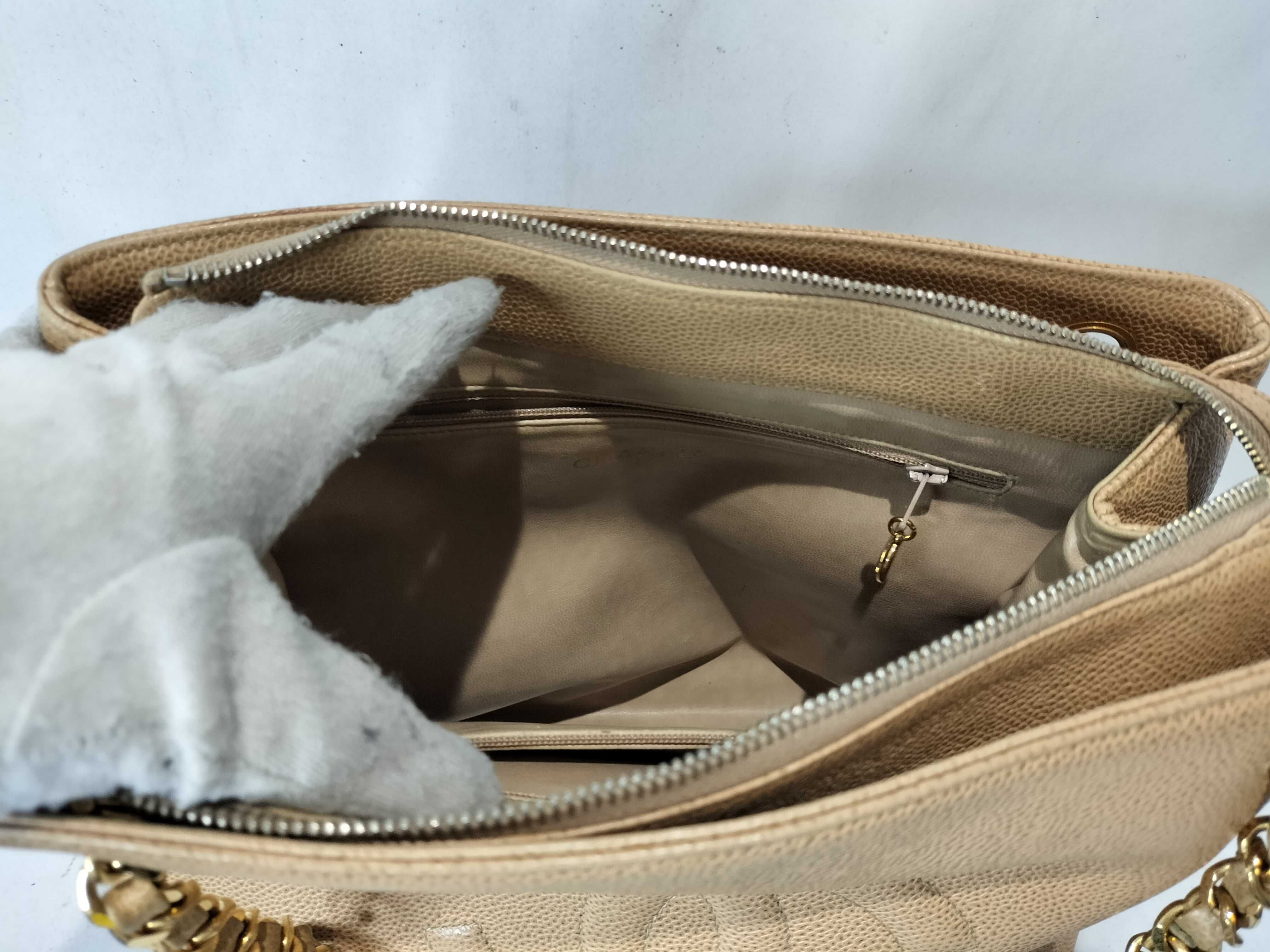 Caviar Skin Da Coco Chain Tote Fringe Shoulder Bag (Series 2) — view 10