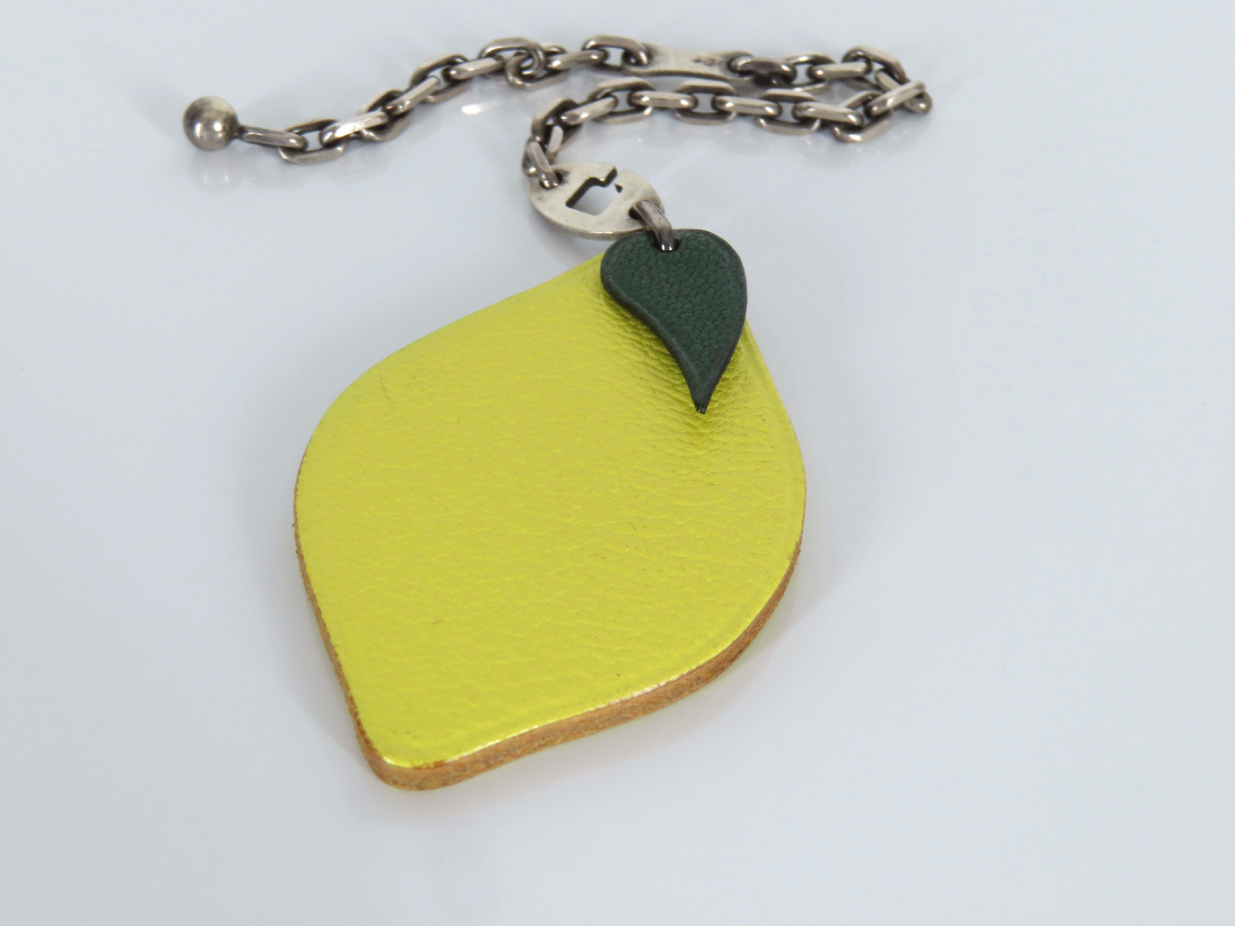 bag charm, fruit charm, lemon charm — view 2