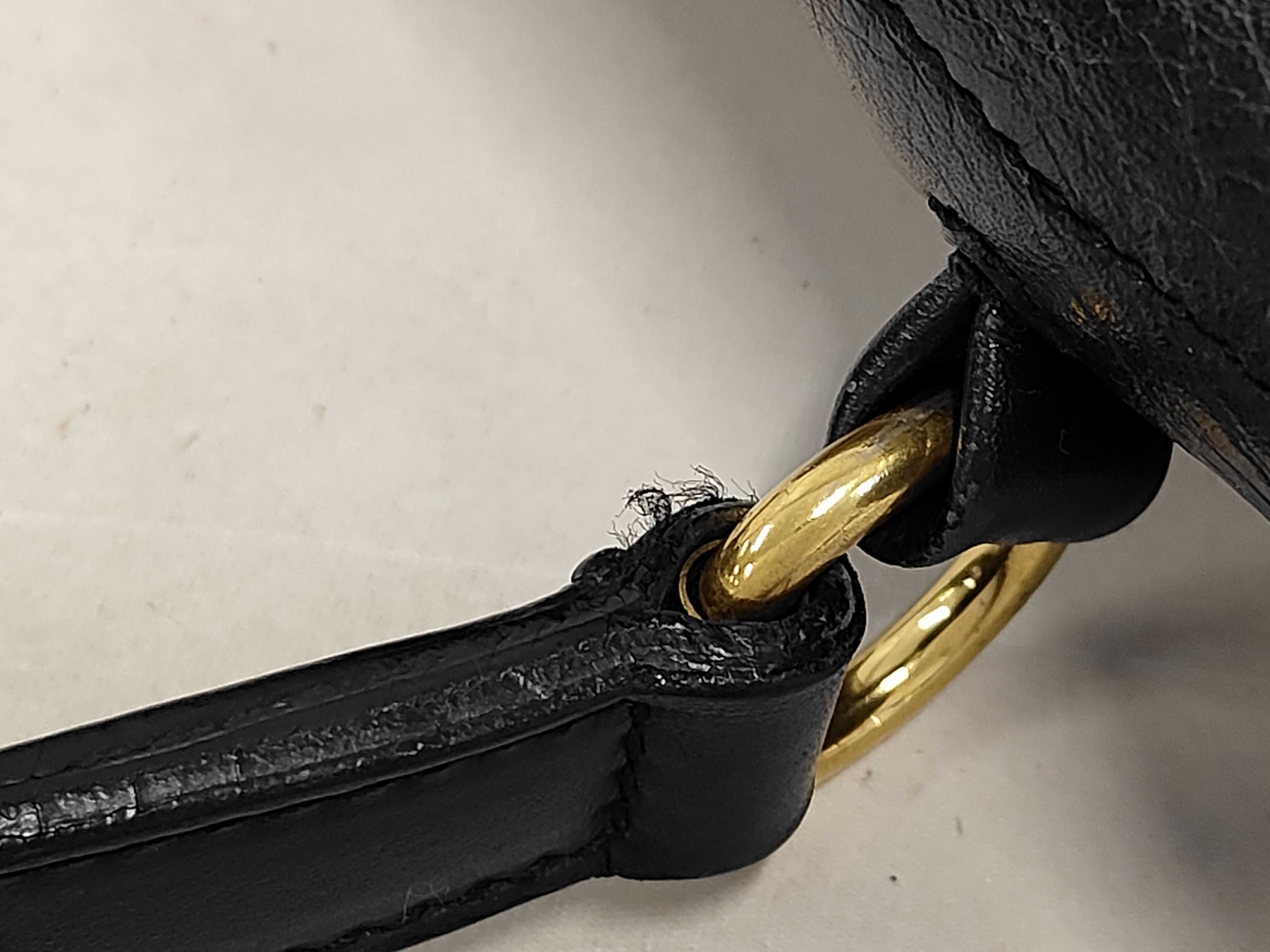 Shoulder Bag YSL Yves Saint Laurent Muse Two Black Leather Handbag — view 6