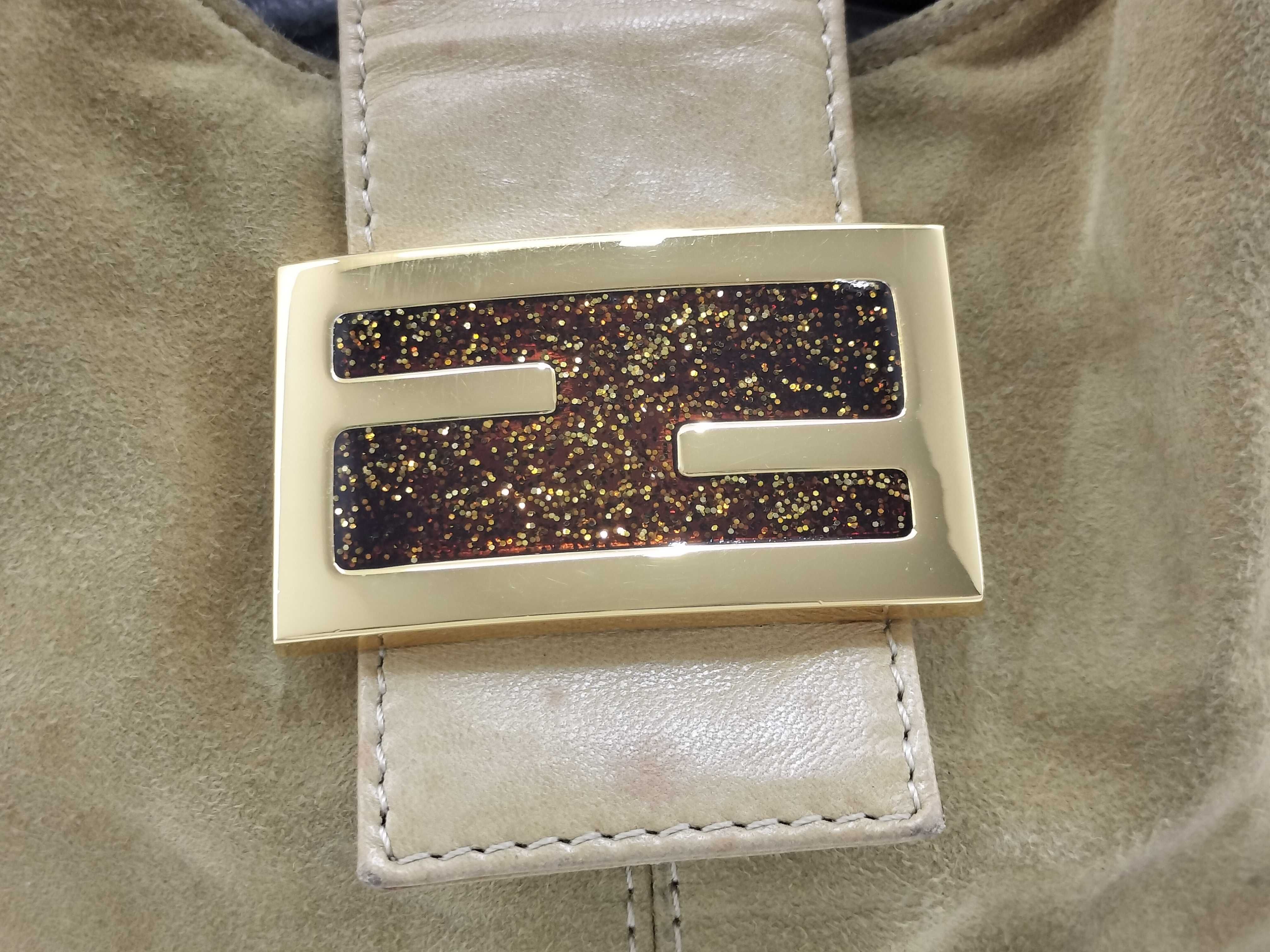 Mamma Fendi Mamma Suede Shoulder Bag — view 4
