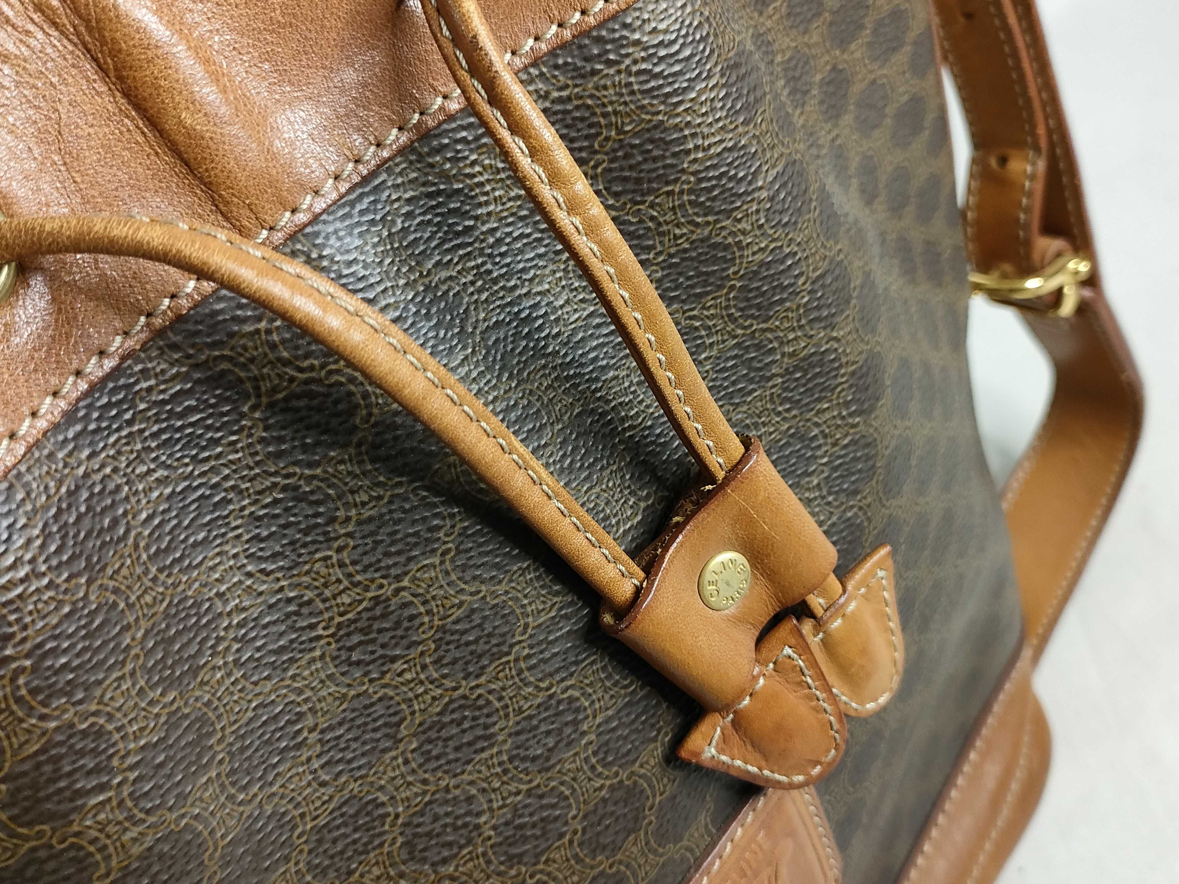 M95 Macadam pattern drawstring shoulder bag — view 12