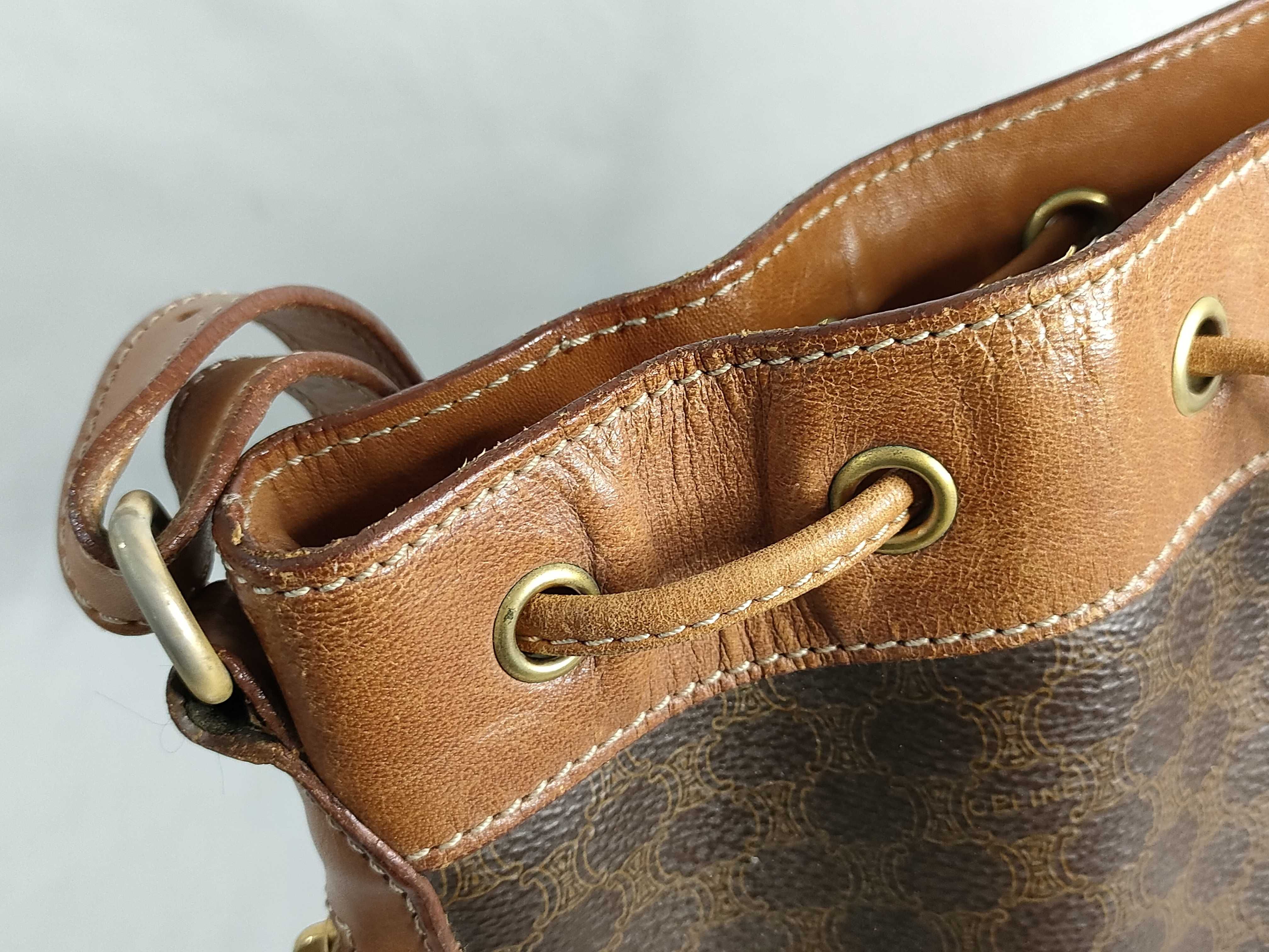 M95 Macadam pattern drawstring shoulder bag — view 13