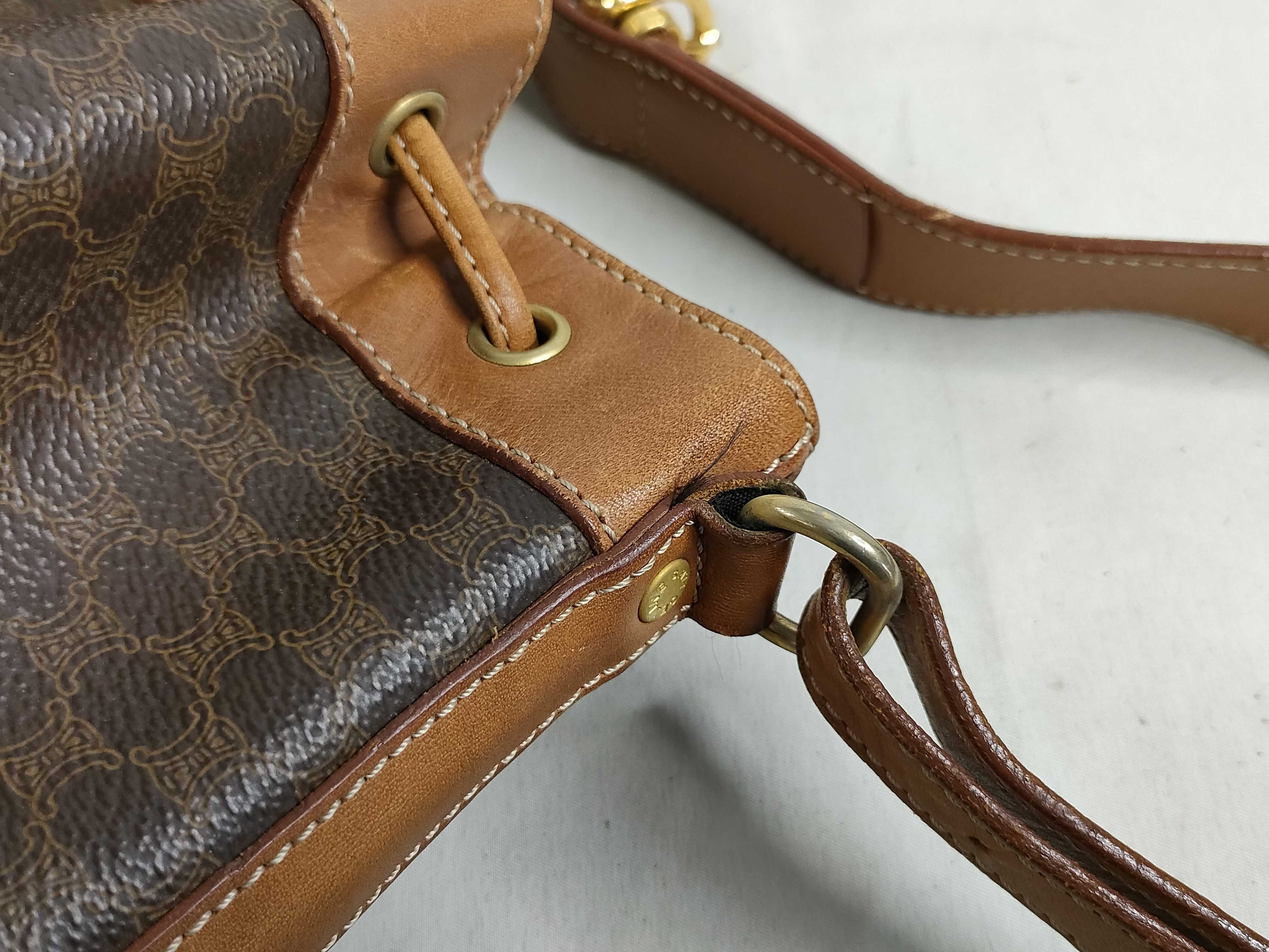 M95 Macadam pattern drawstring shoulder bag — view 5