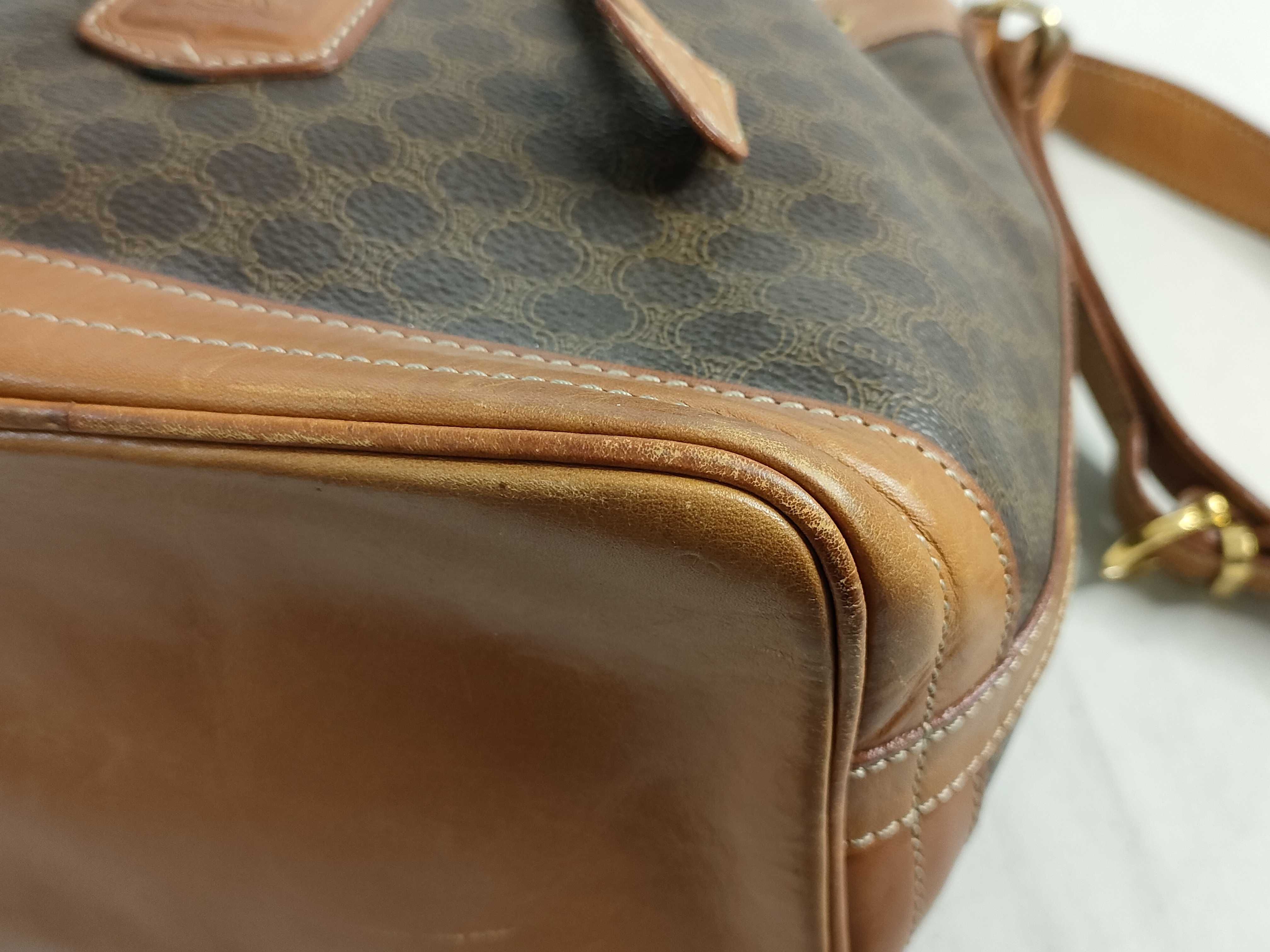 M95 Macadam pattern drawstring shoulder bag — view 6