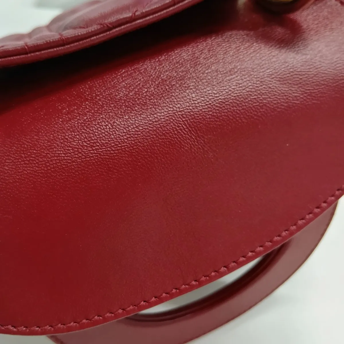 Cannage Lady Dior Mini Leather 2-Way Handbag Red Lucky Star — view 12