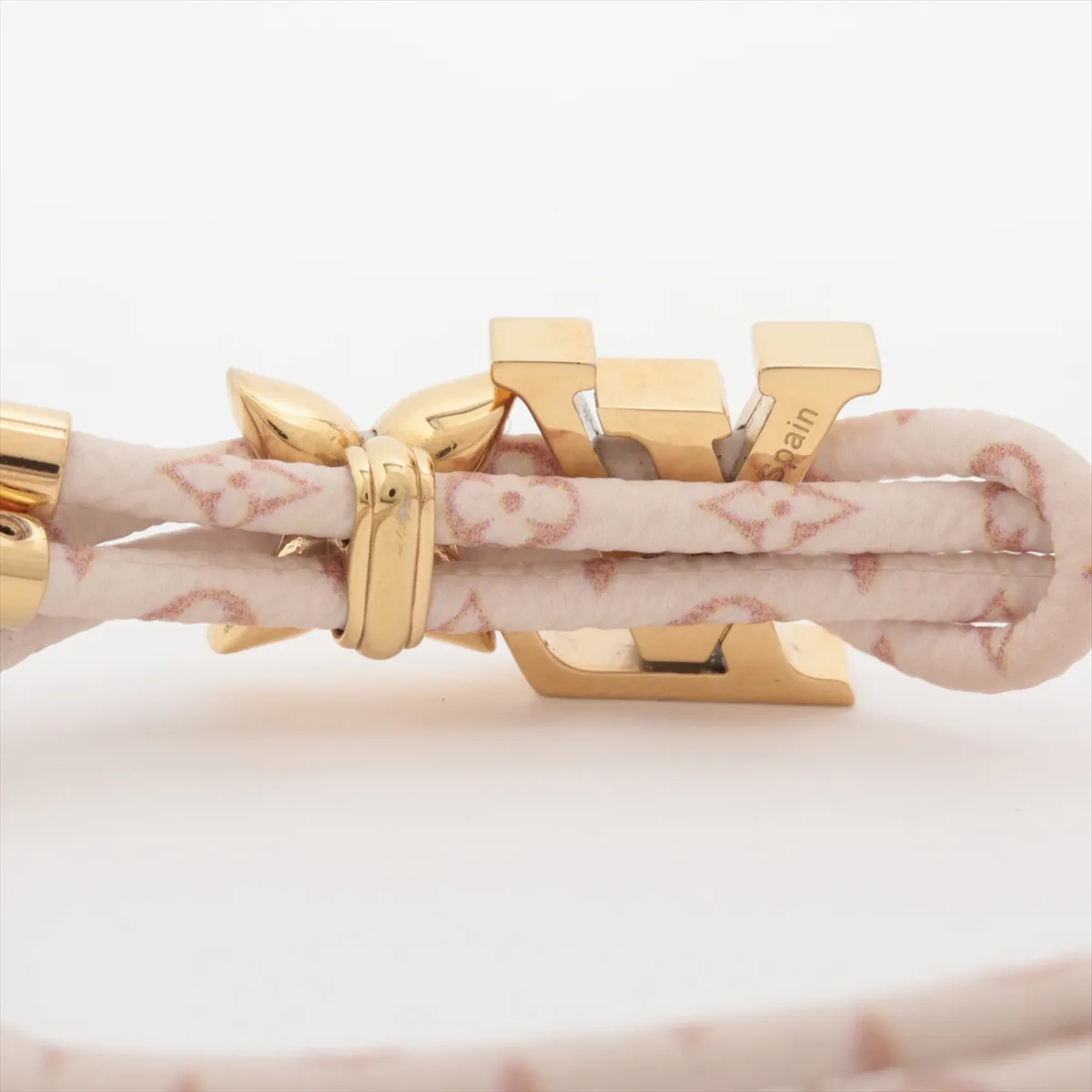 M8529Z Bracelet LV Bloom BC0296 Bracelet PVC Beige. Shows signs of wear including — view 4