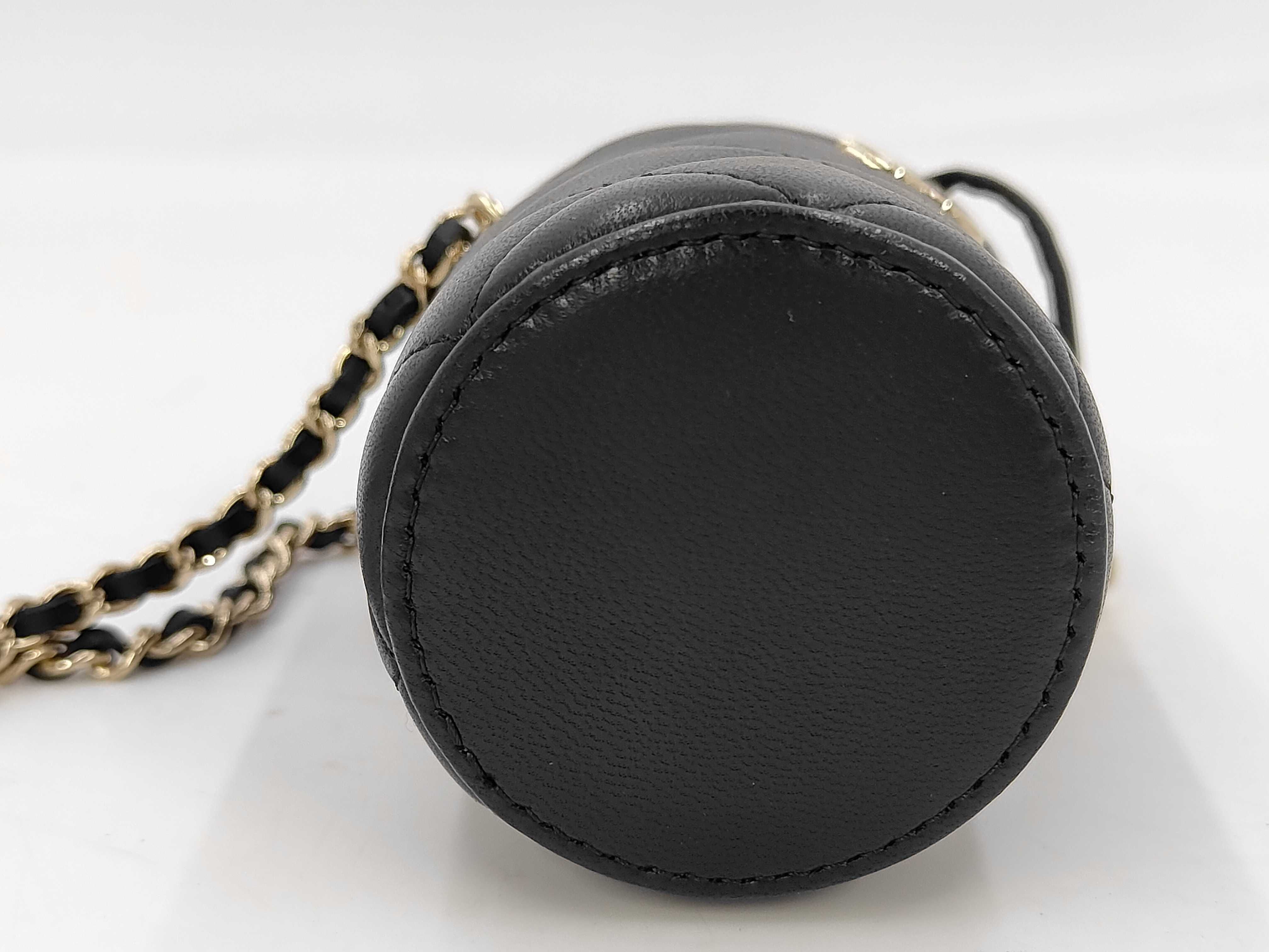 Shoulder Bucket Bag, Black — view 4