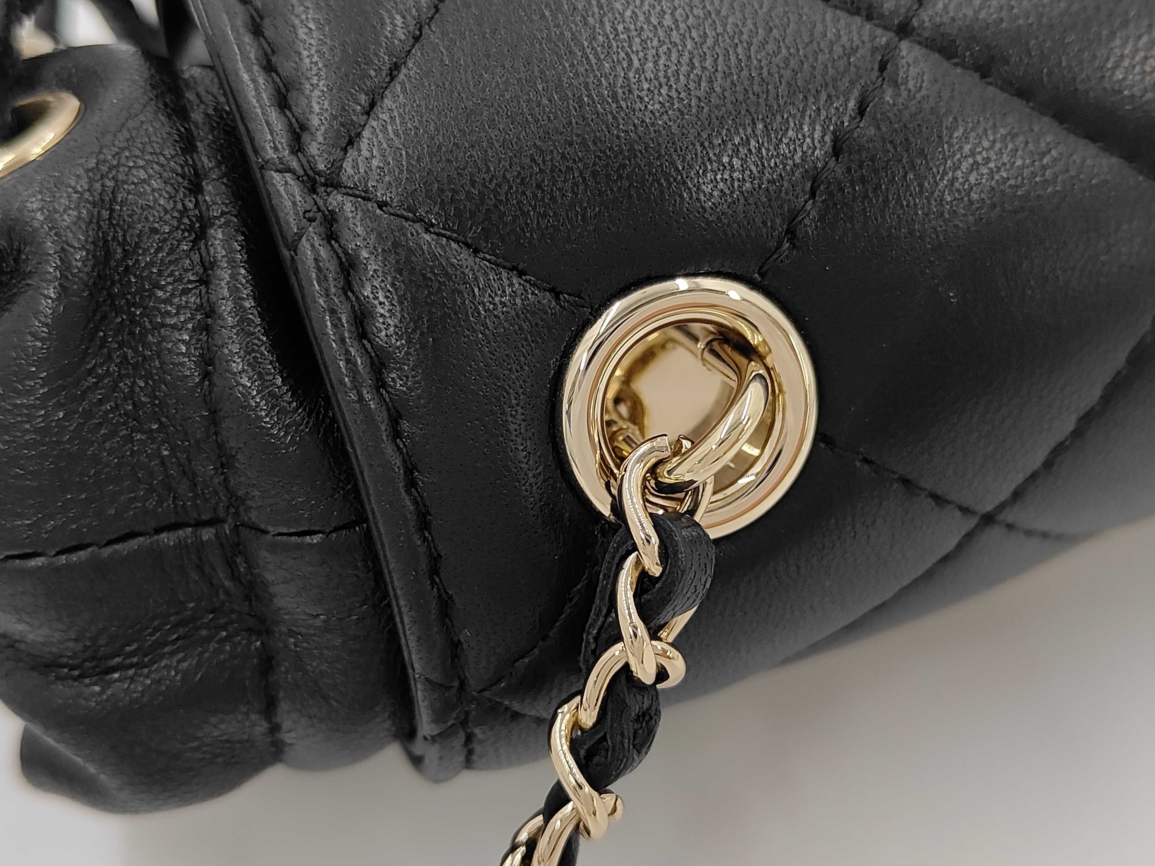 Shoulder Bucket Bag, Black — view 7