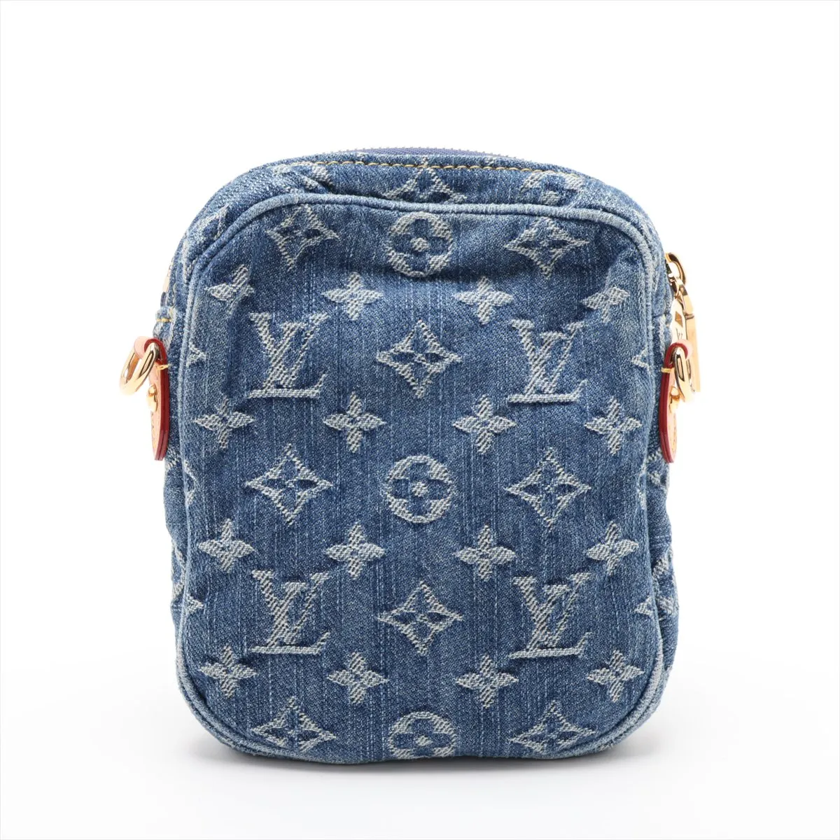 Monogram Denim Pochette Fairfax M82948 Blue (RFID detected) — view 2