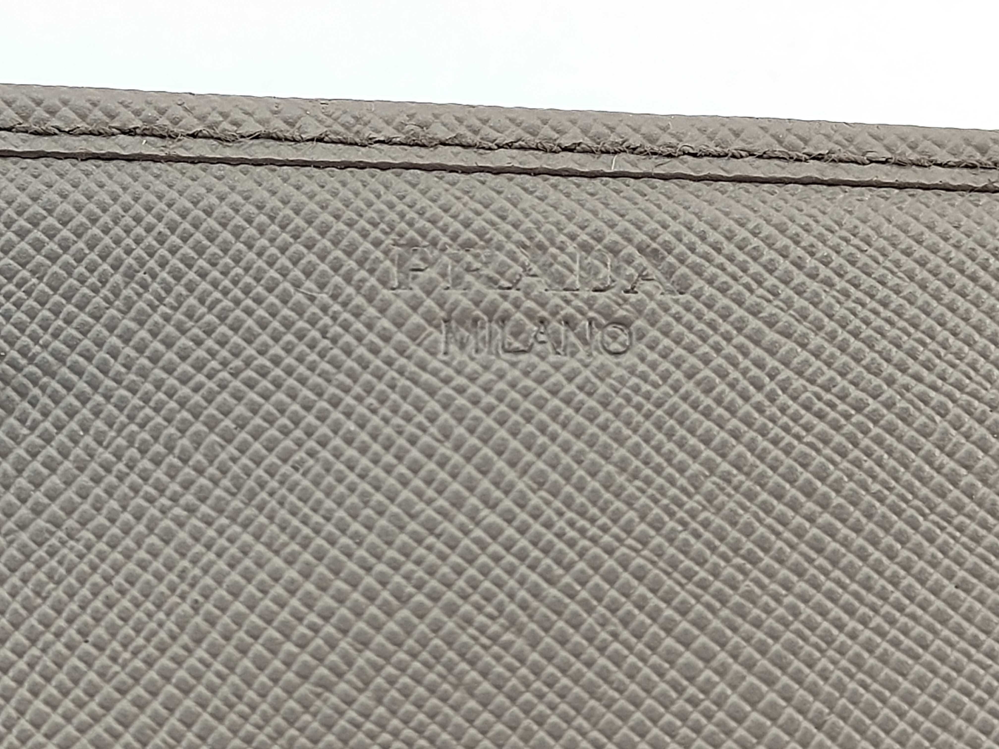 Saffiano Leather Gold Hardware Long Wallet — view 10